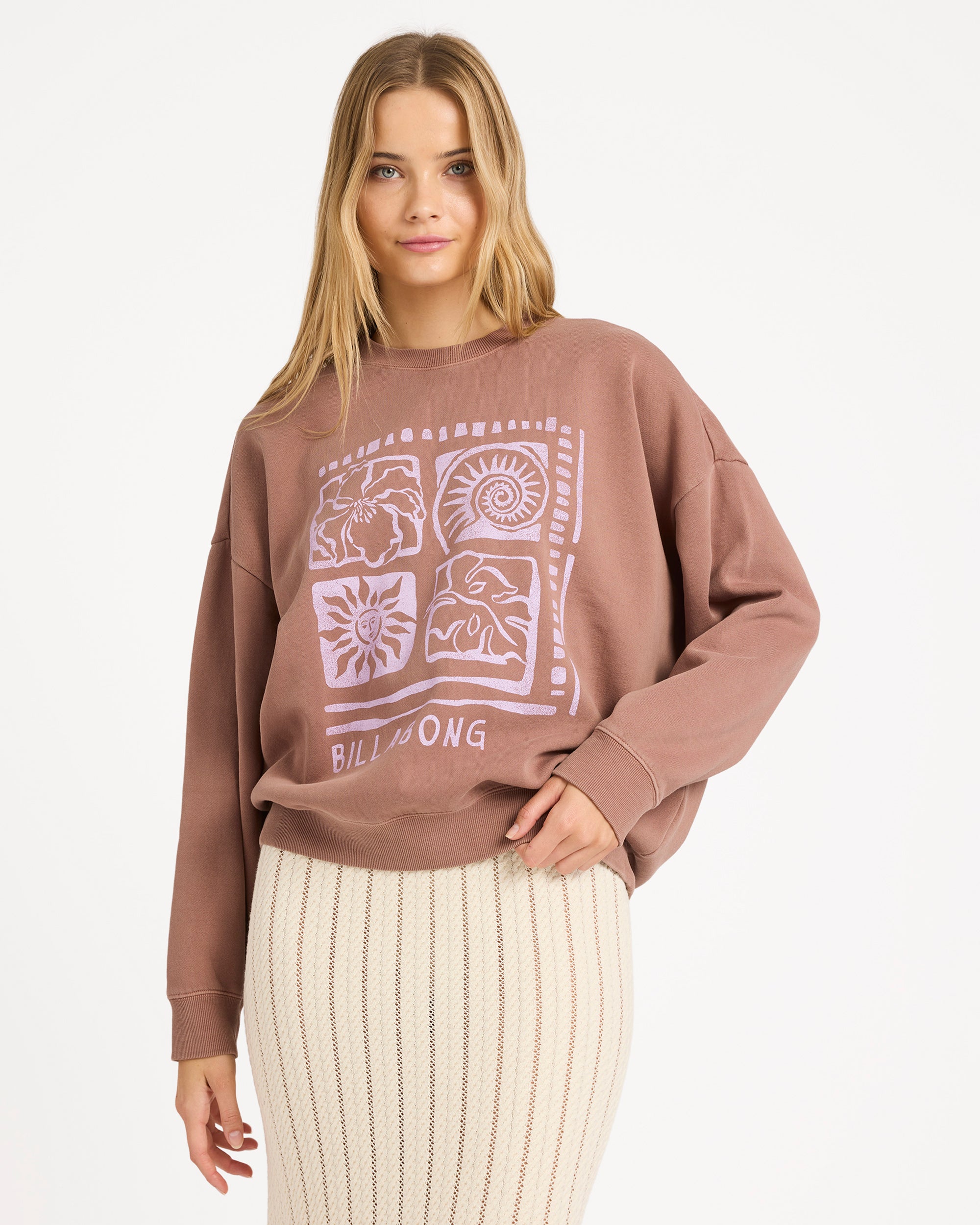 Womens Sand To Surf Crew Neck