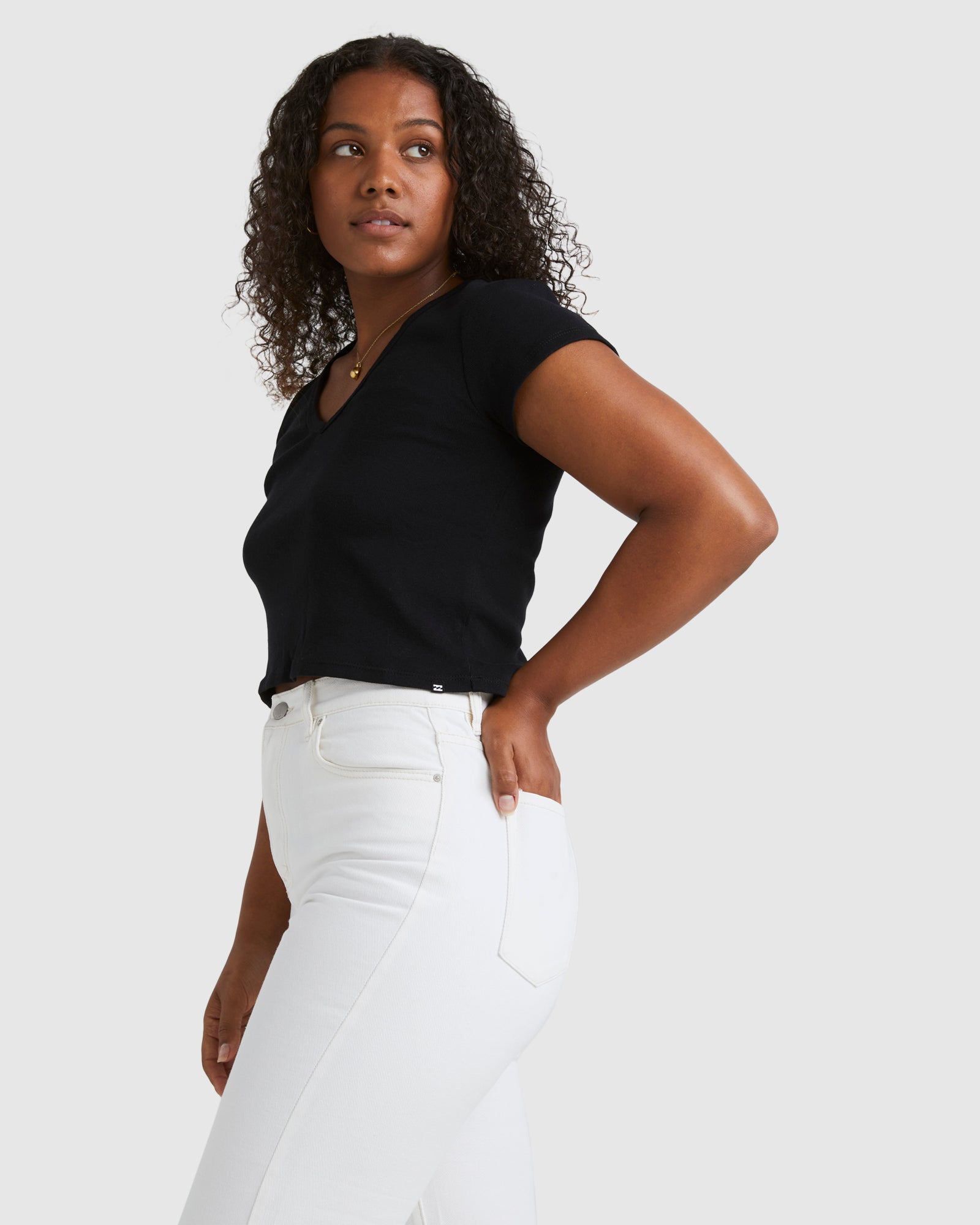 Womens Baby Vee T-Shirt