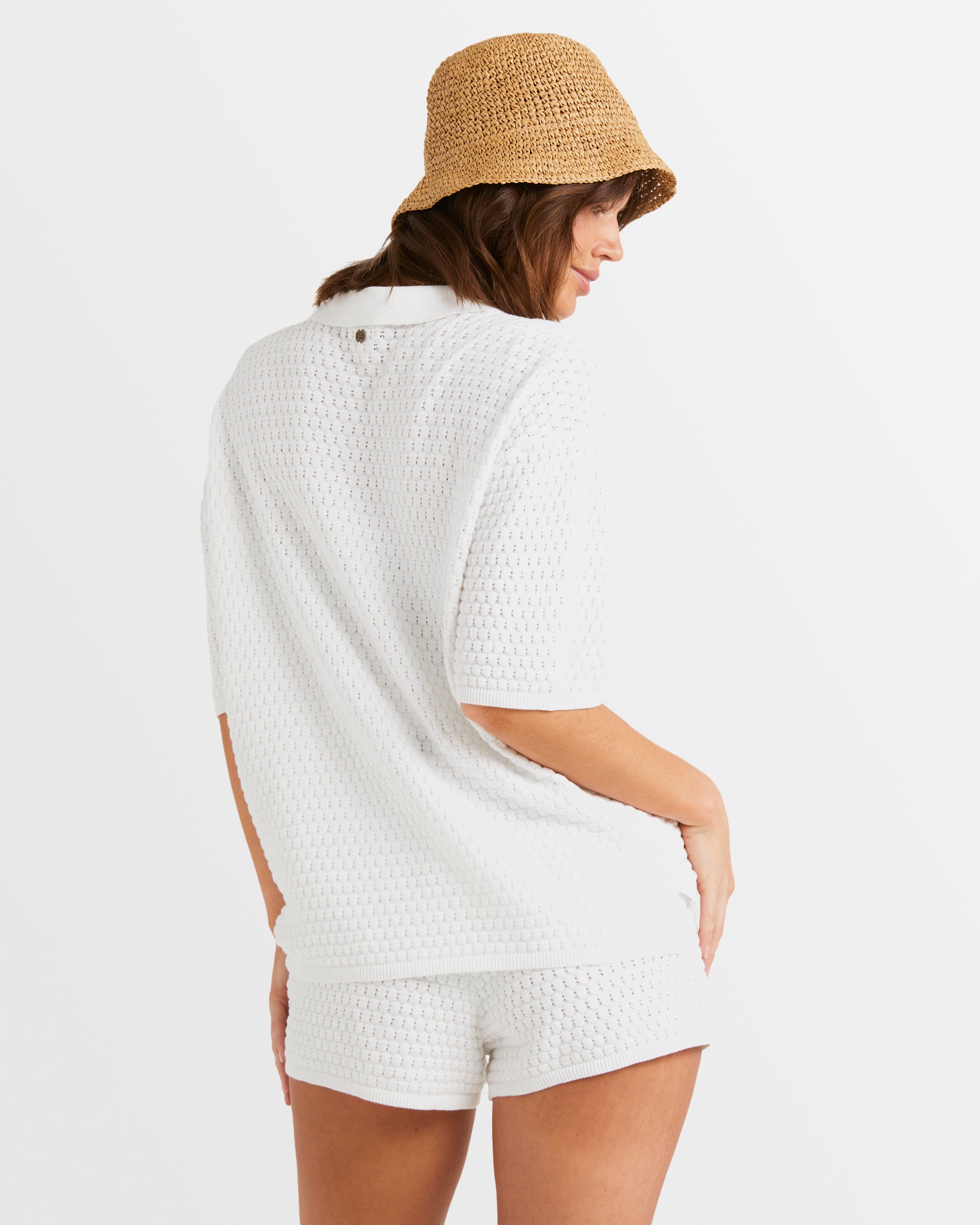 Womens Sun Bubble Knit Shirt