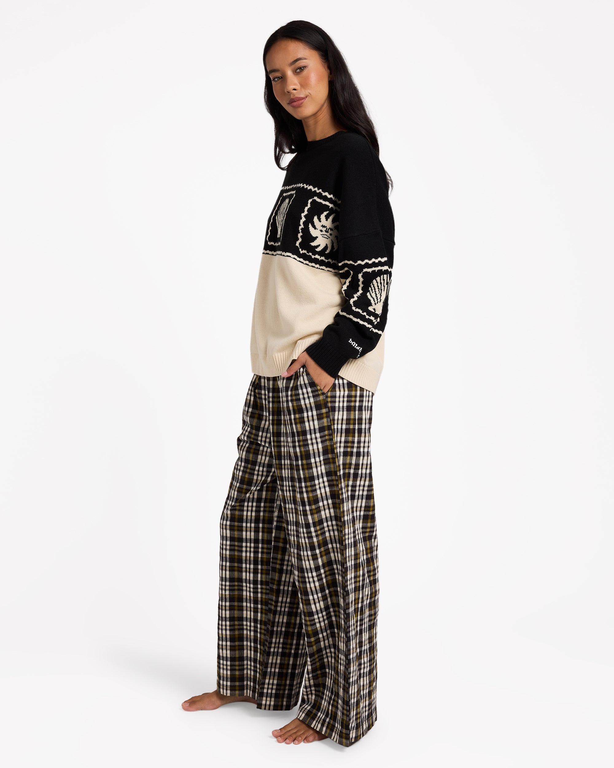 Womens Wonders Elastic Waist Pants