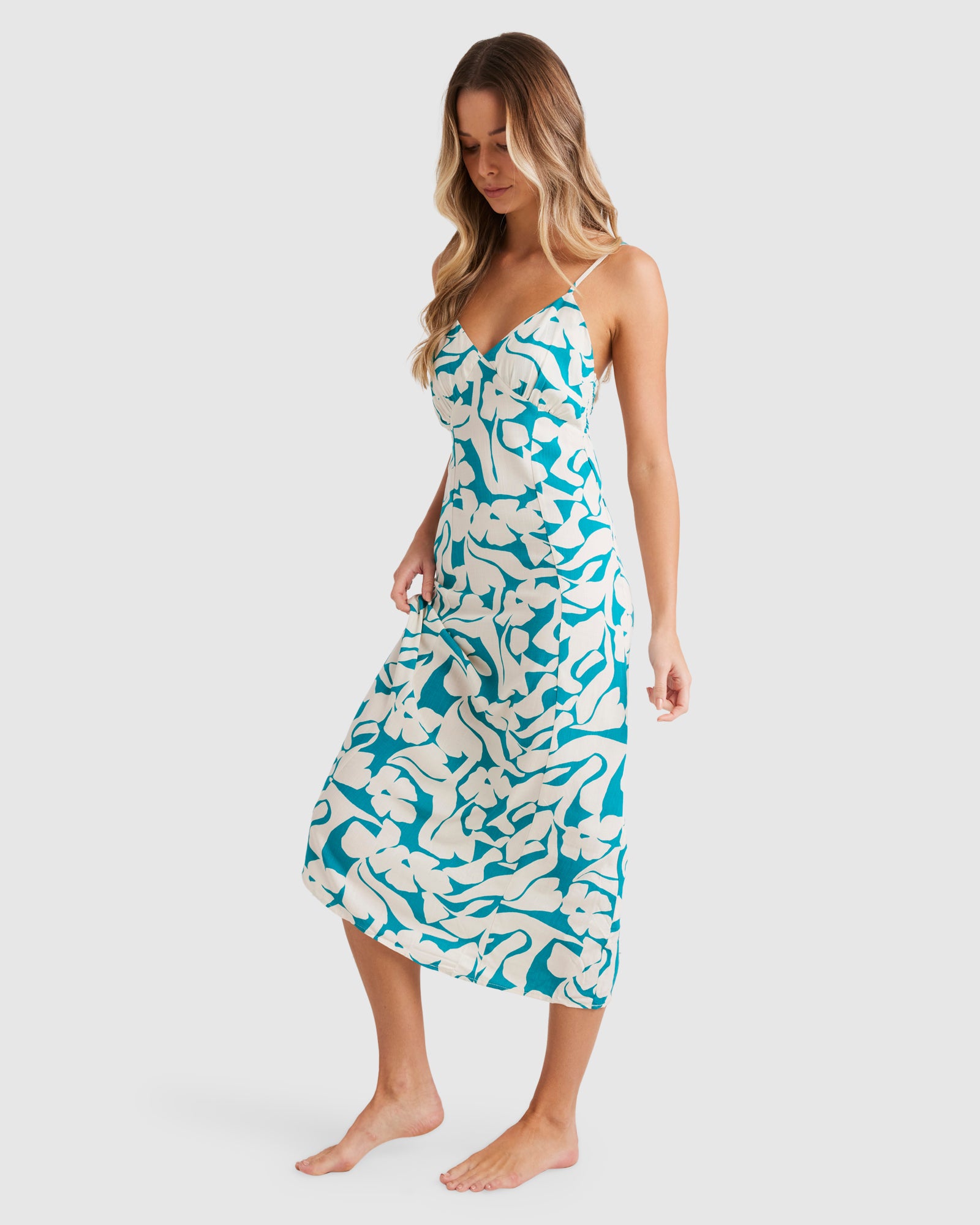 Womens Not A Sol Midi Dress