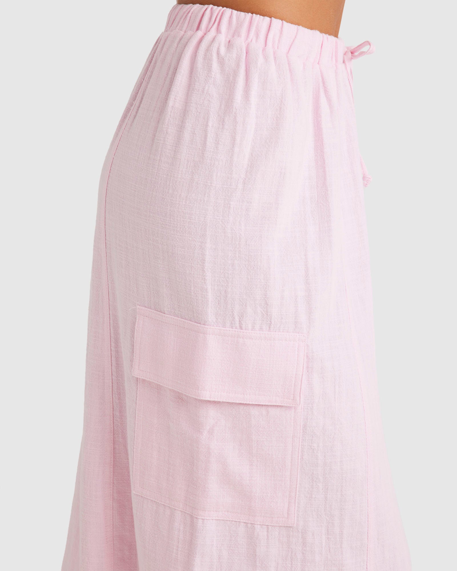 Womens Sunny Cargo Midi Skirt