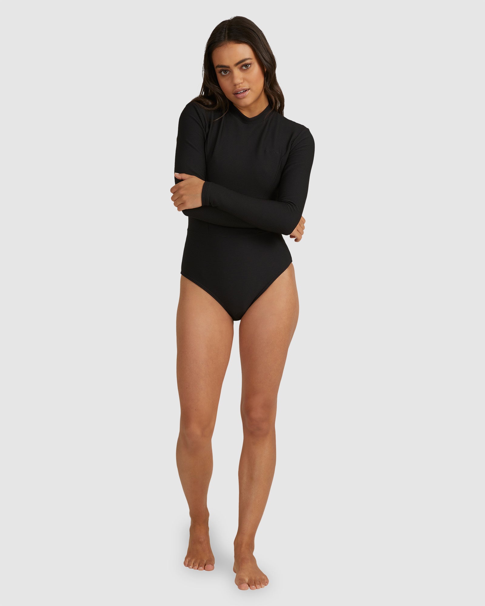 Womens Tanlines Long Sleeve Rash Vest