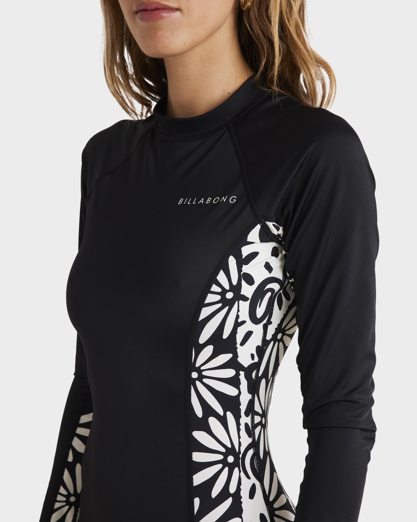 Womens Happy Dance Bodysuit Long Sleeve Rash Vest