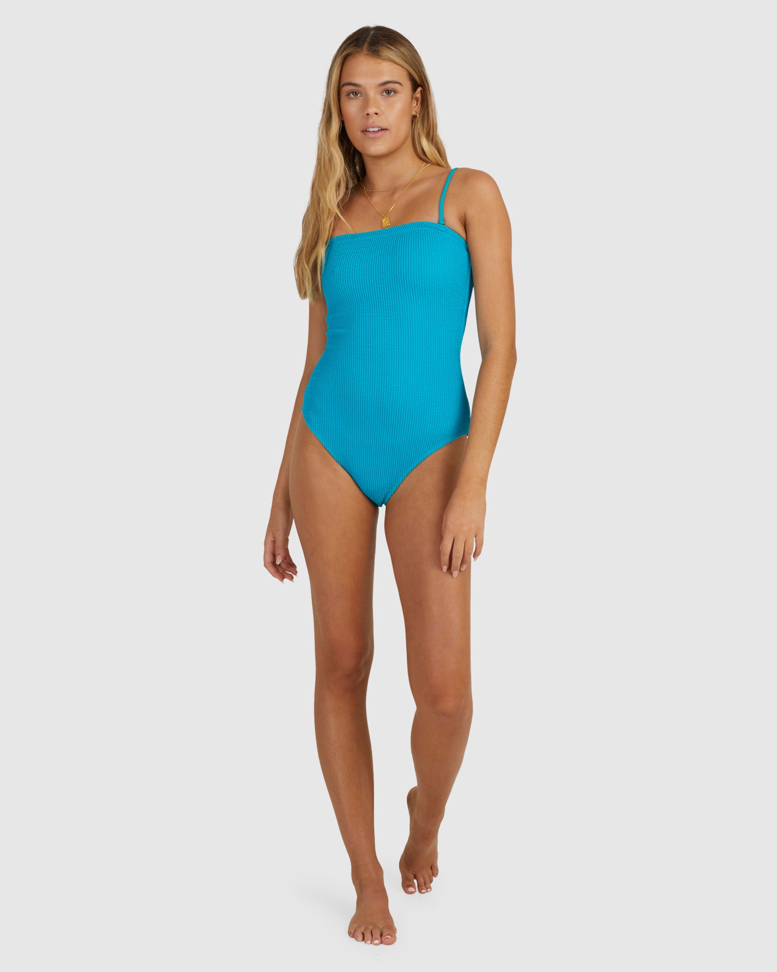 Womens Summer High Bandeau One Piece