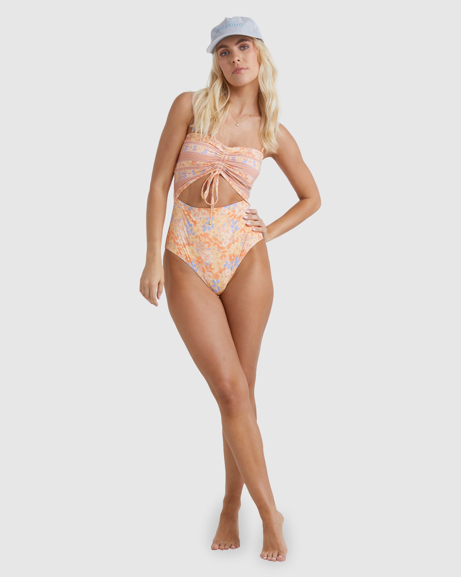 Womens Fine By Me Summer Bandeau One Piece