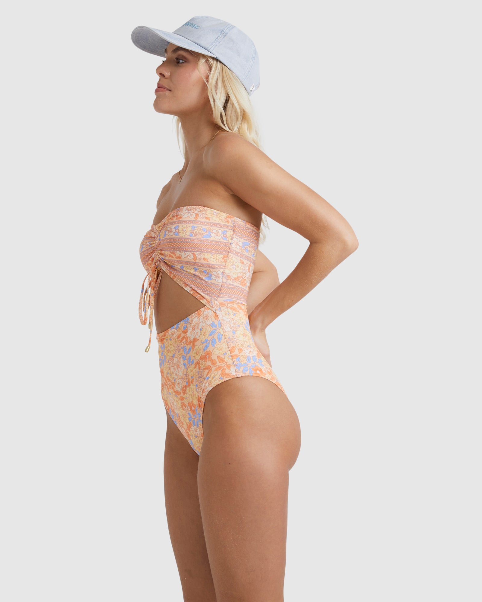 Womens Fine By Me Summer Bandeau One Piece