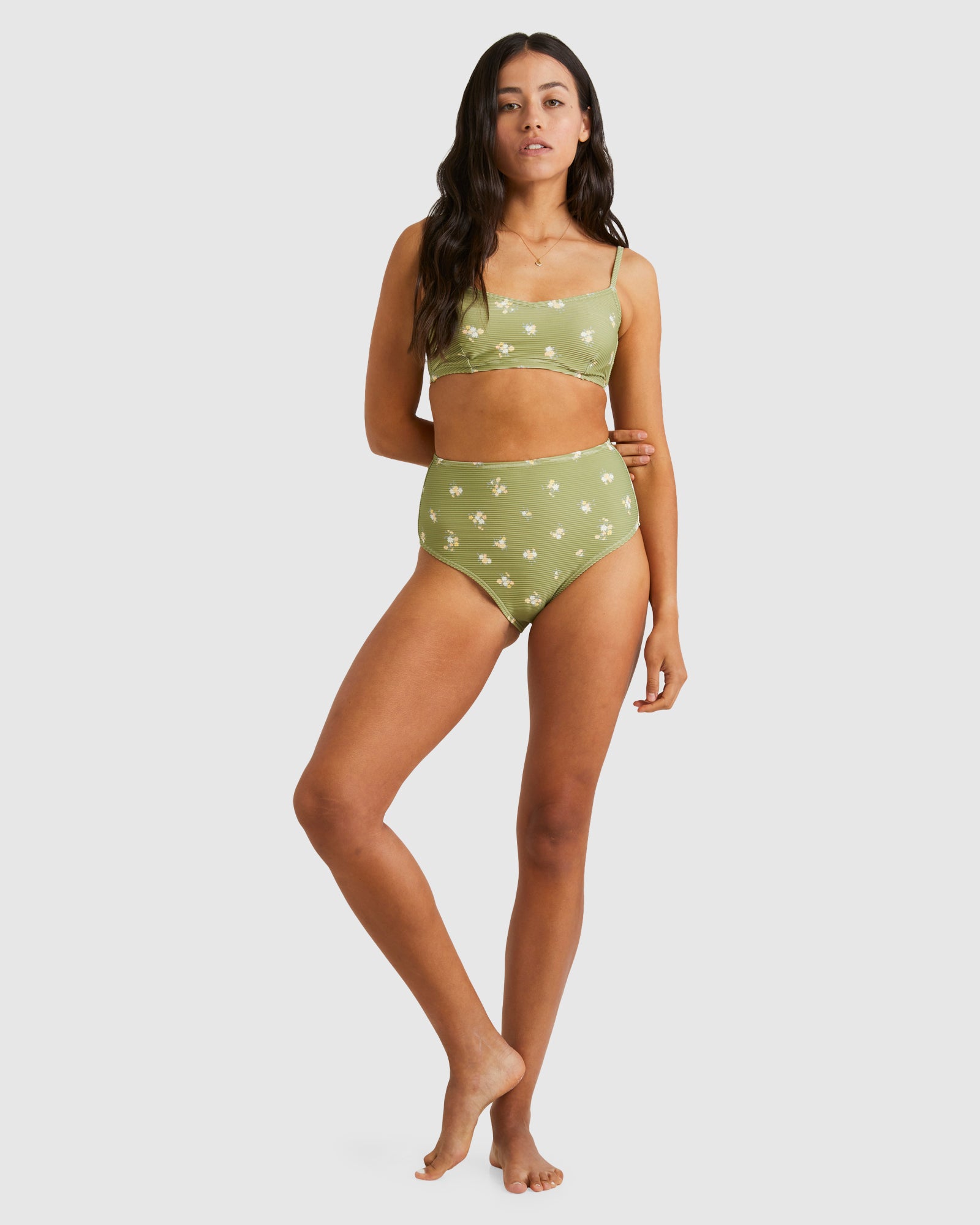 Womens Free Fallin Lila DD Bralette Bikini Top