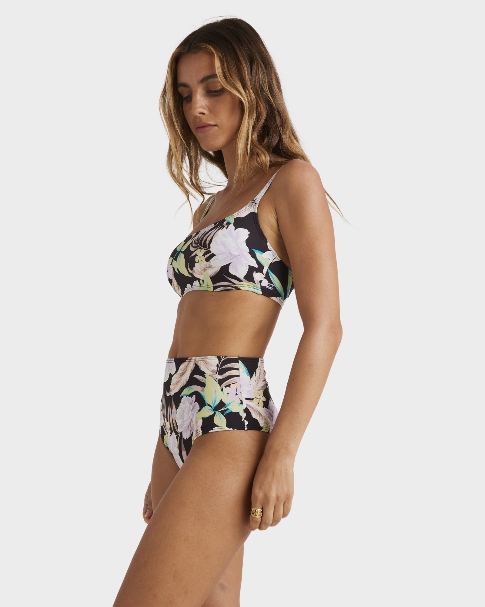 Womens Shadow Tropic Mia D/DD Bralette Bikini Top