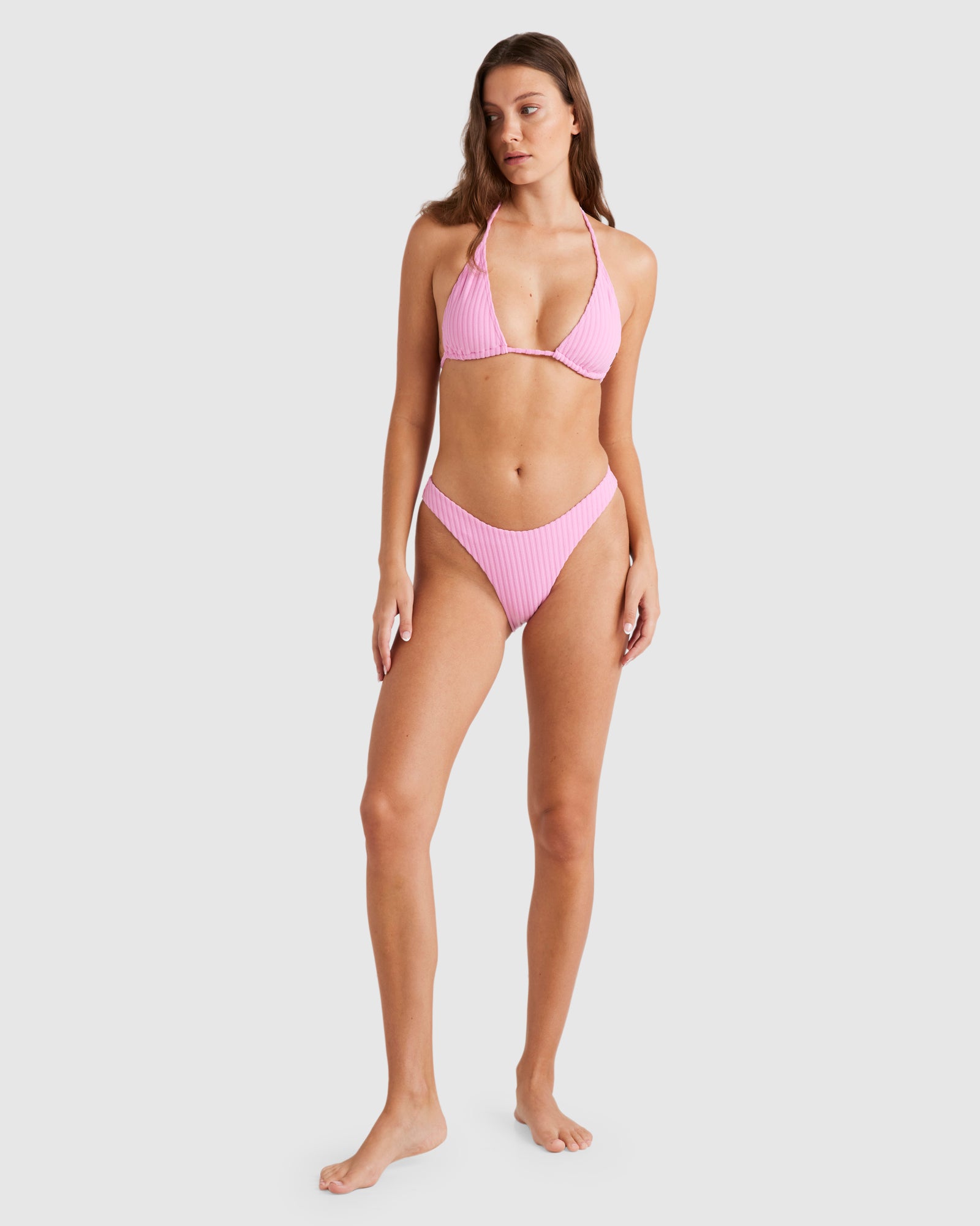 Womens Terry Rib Hike Pant Bikini Bottom