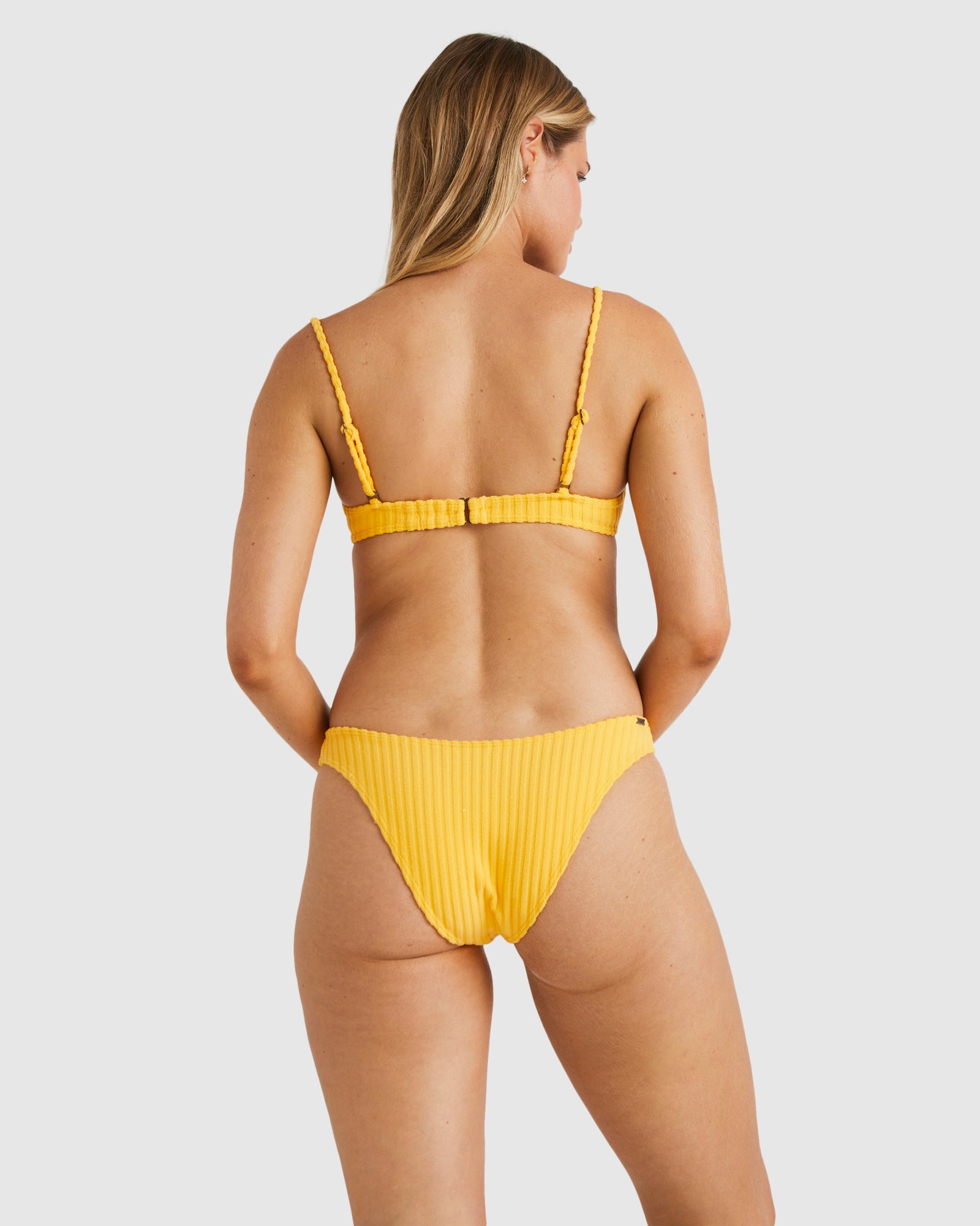 Womens Terry Rib Hike Pant Bikini Bottom