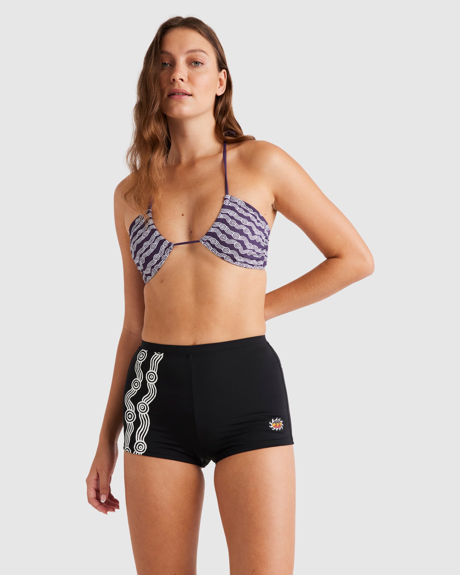 Womens Otis Water Palma Shorts Bikini Bottom