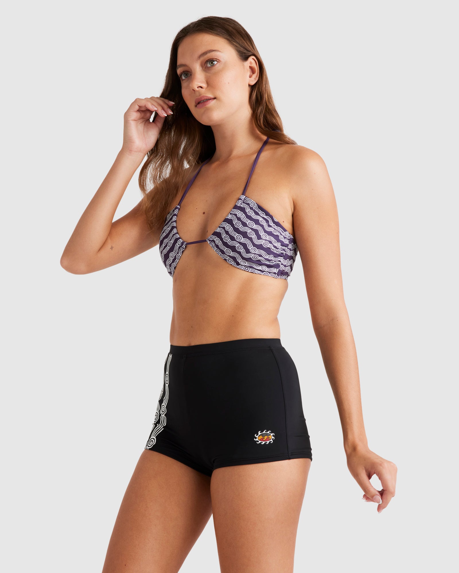 Womens Otis Water Palma Shorts Bikini Bottom