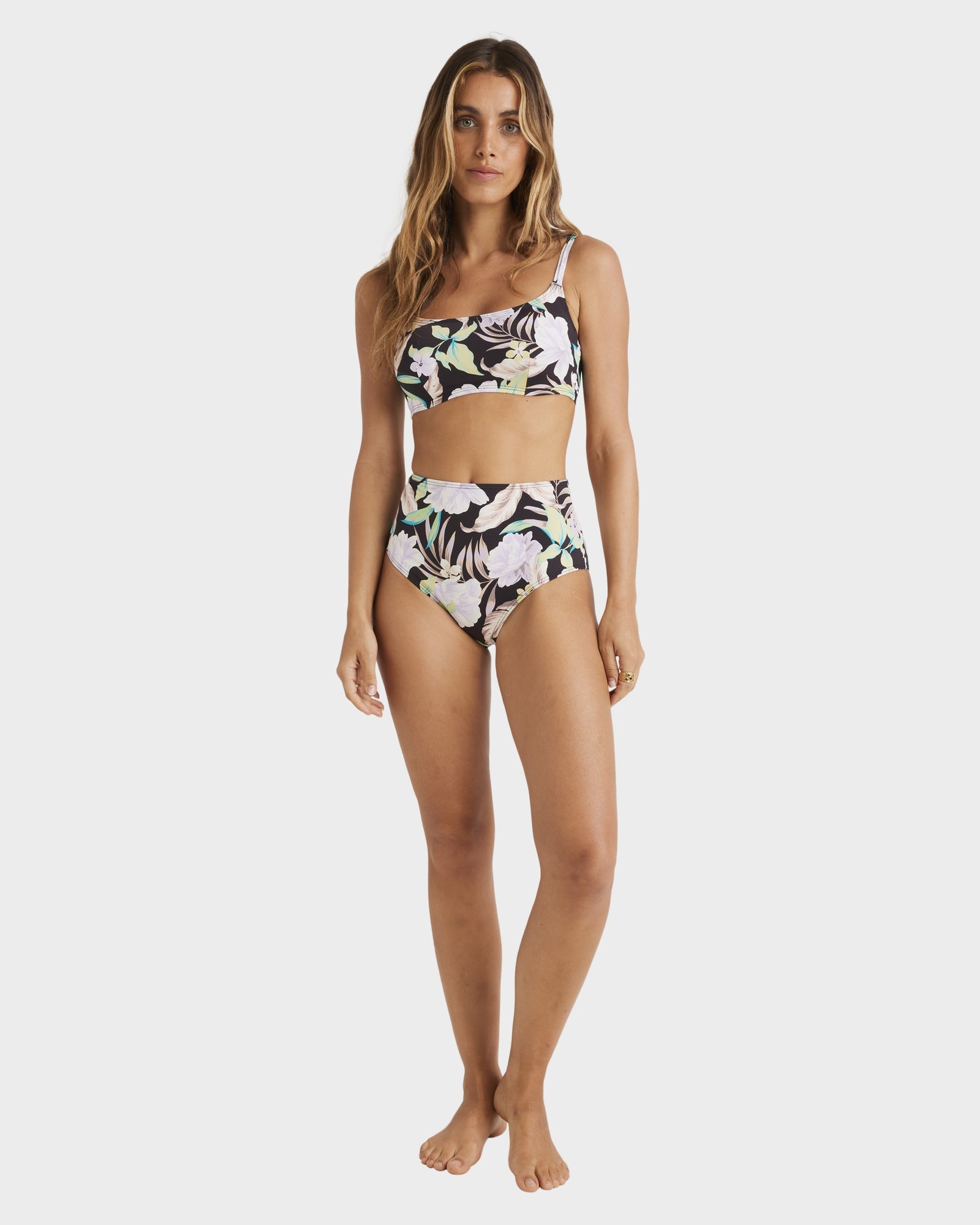 Womens Shadow Tropic High Retro Pant Bikini Bottom