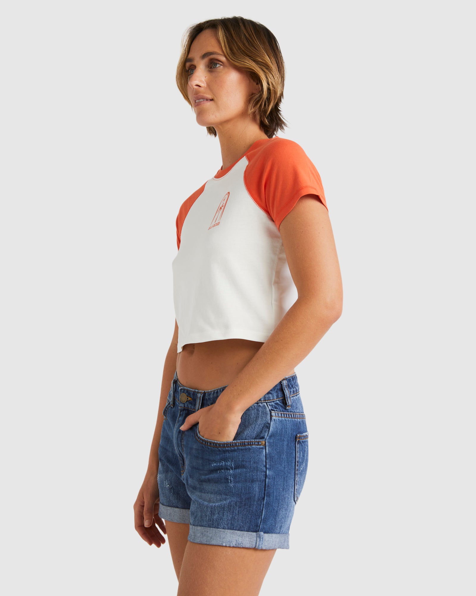 Womens Good Times Ringer T-Shirt