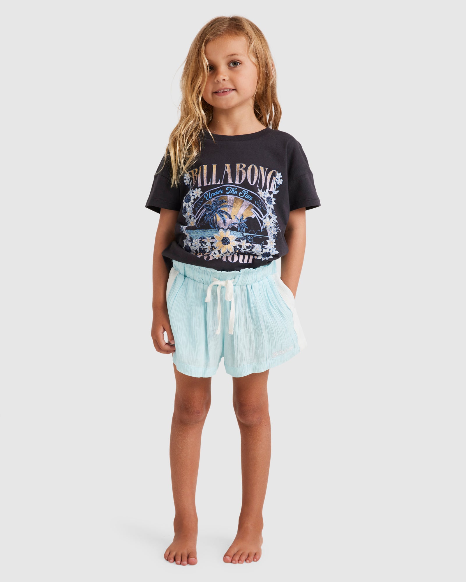 Girls 0-5 Olly Elastic Waist Shorts