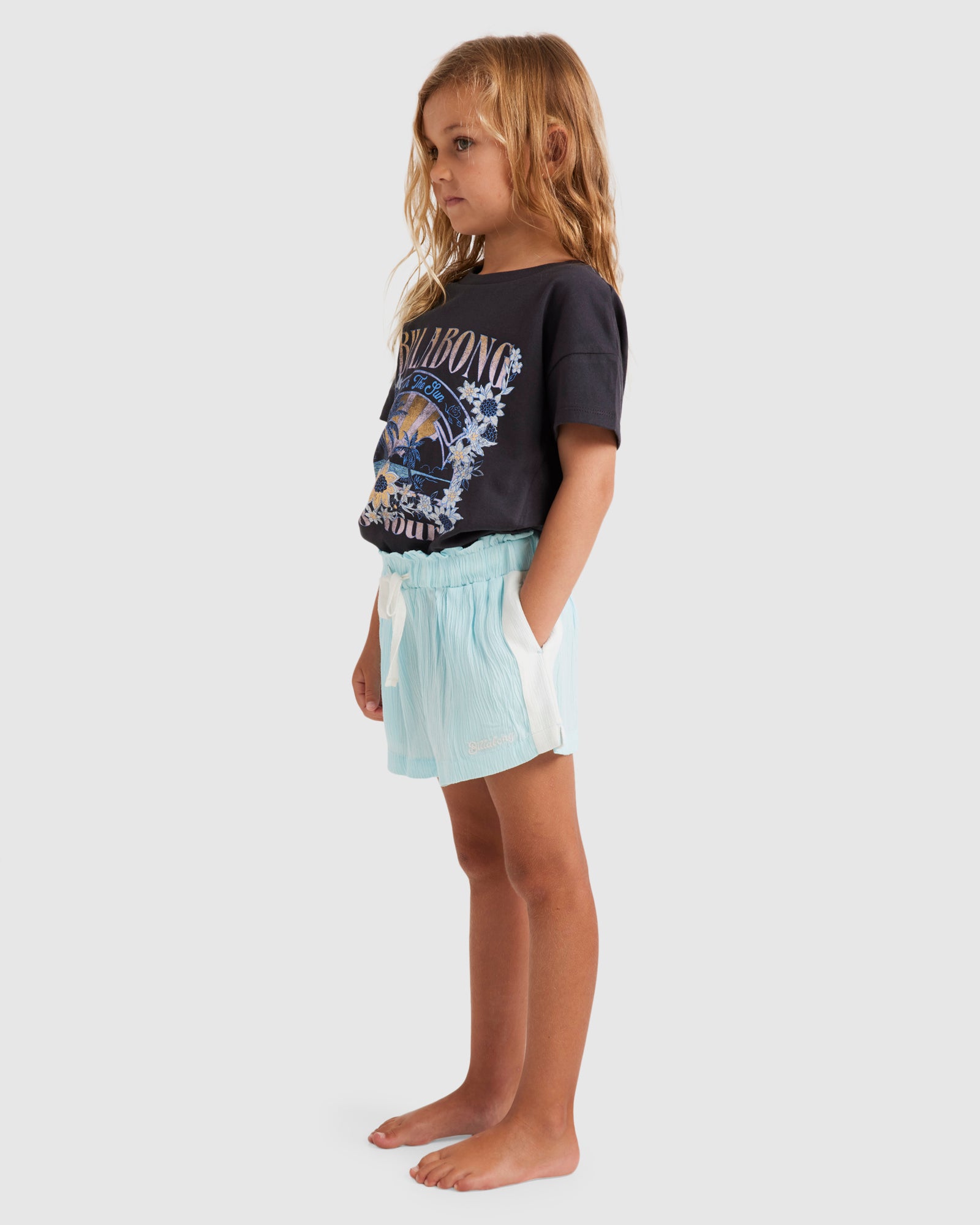 Girls 0-5 Olly Elastic Waist Shorts