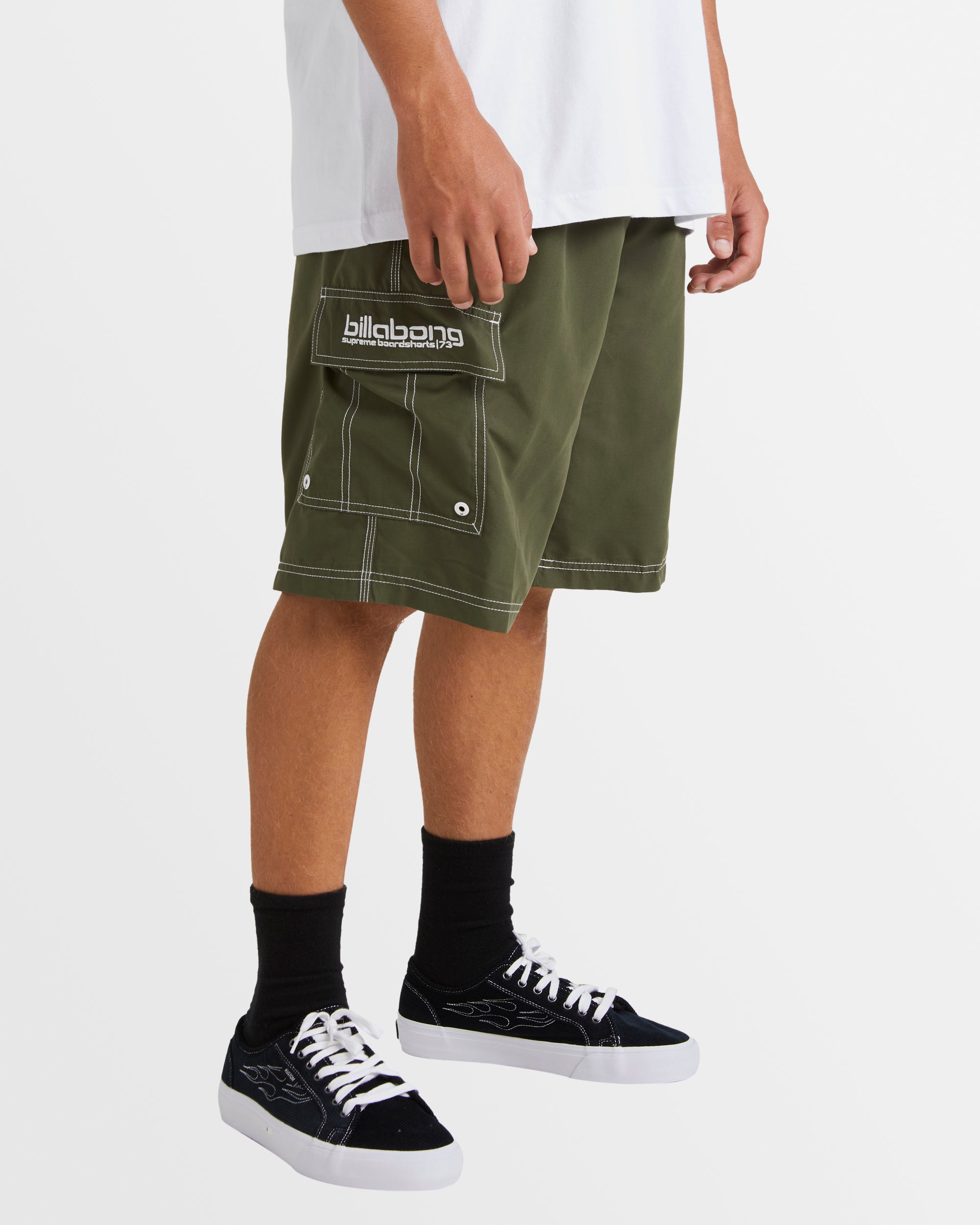 Mens Throw On 21" Boardshorts