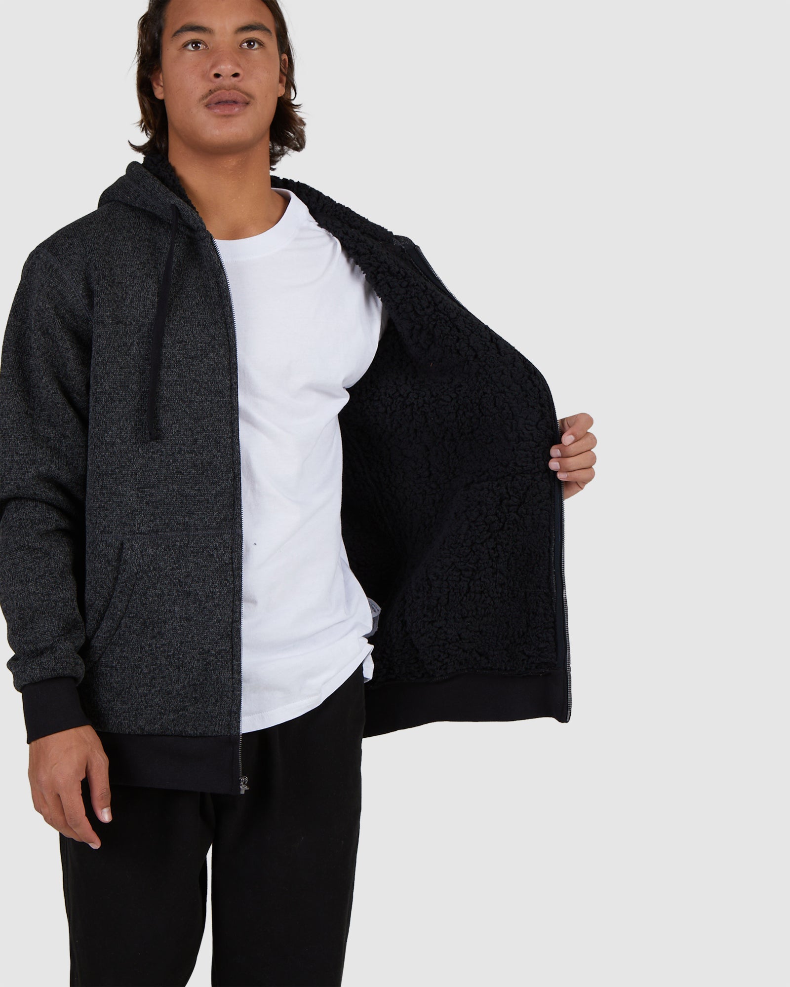 Mens Revolt Zip Up Hoodie