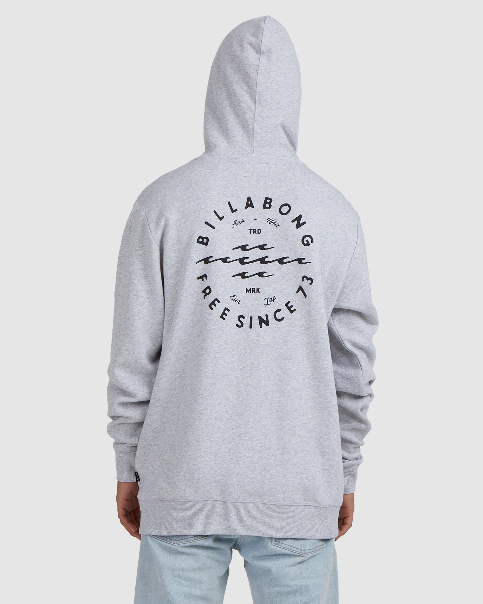 Mens Big Wave Daz Pullover Hoodie