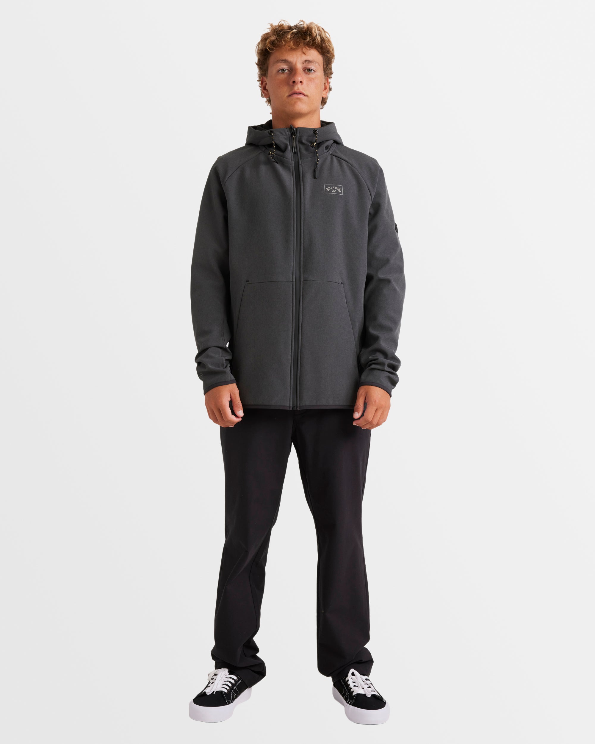 Mens Elements Fleece Hooded Jacket