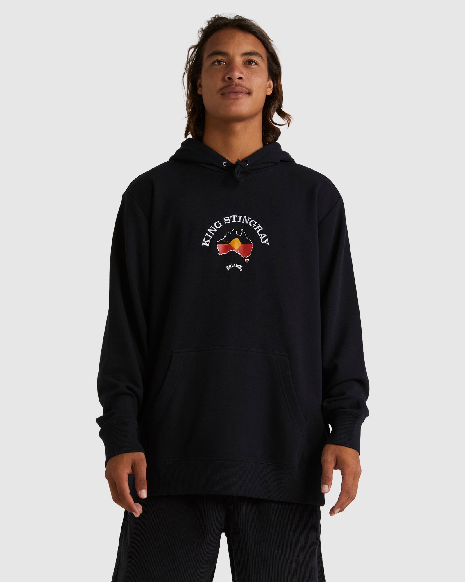 Mens King Stringray Pullover Hoodie