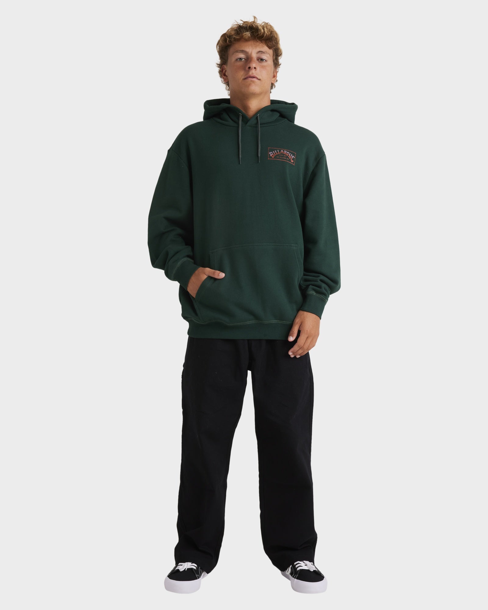 Mens Vintage Arch Pullover Hoodie