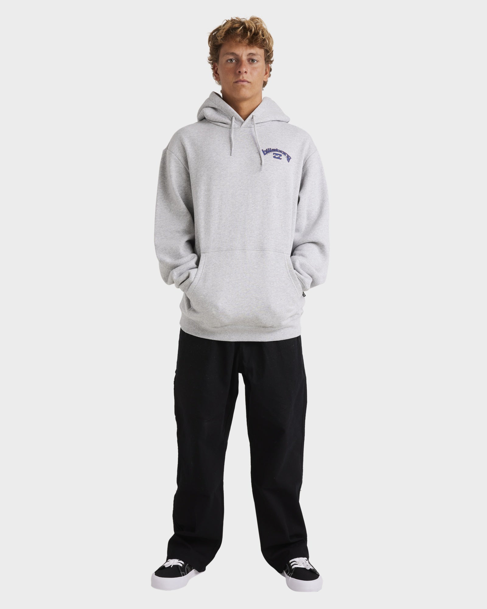 Mens Vintage Arch Pullover Hoodie