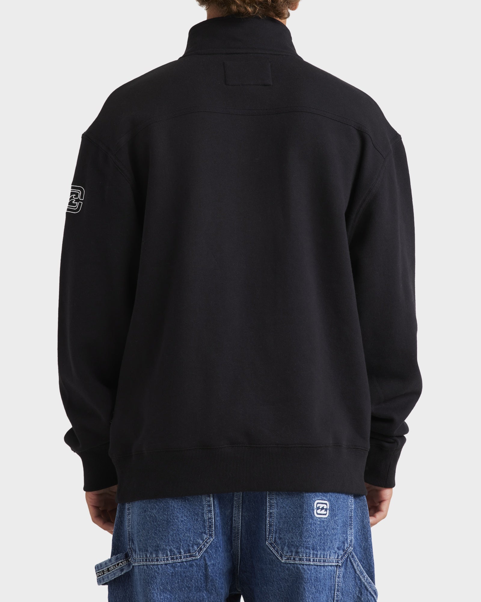 Mens Bracket Half Zip Hoodie