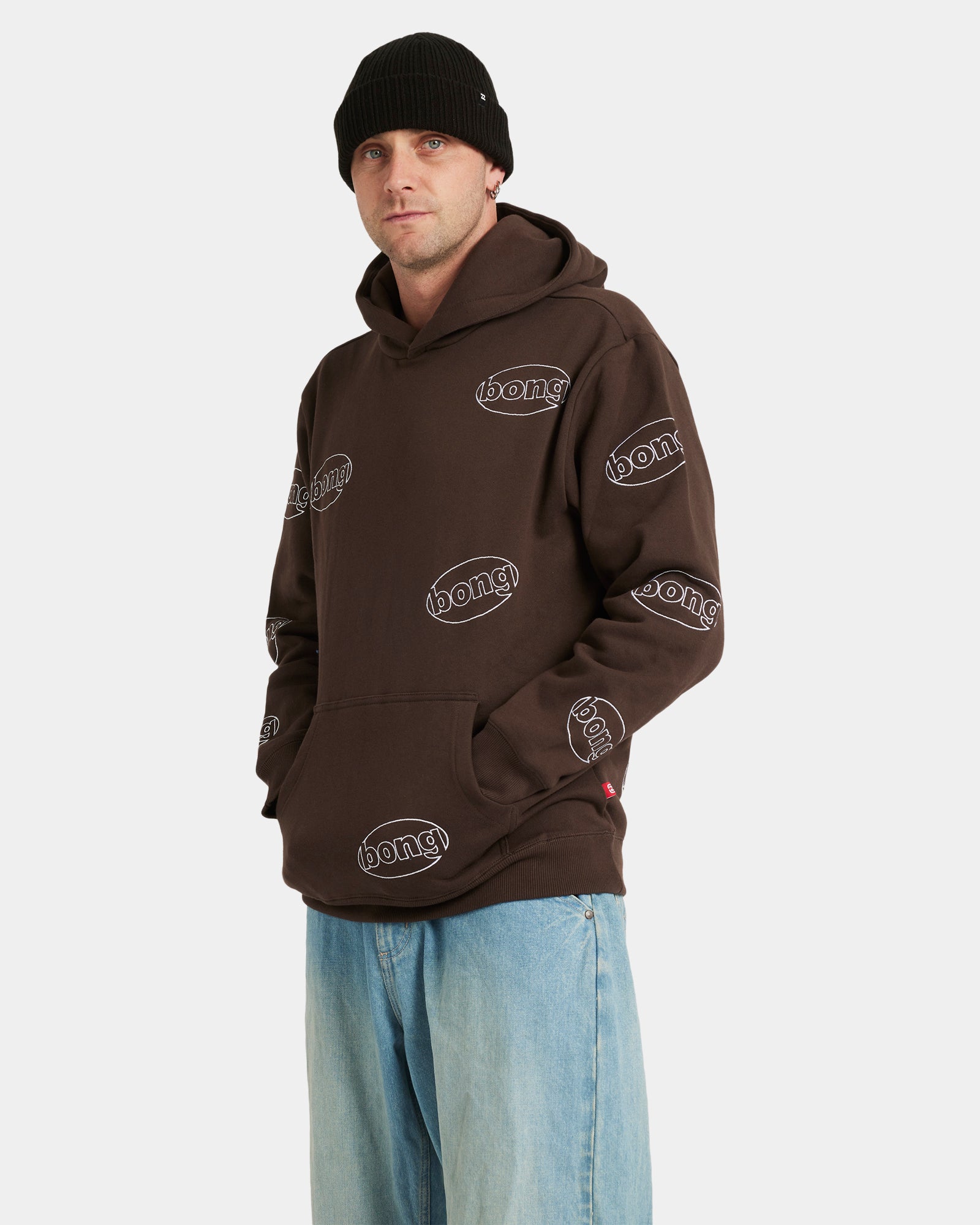 Mens Bong All Over Pullover Hoodie