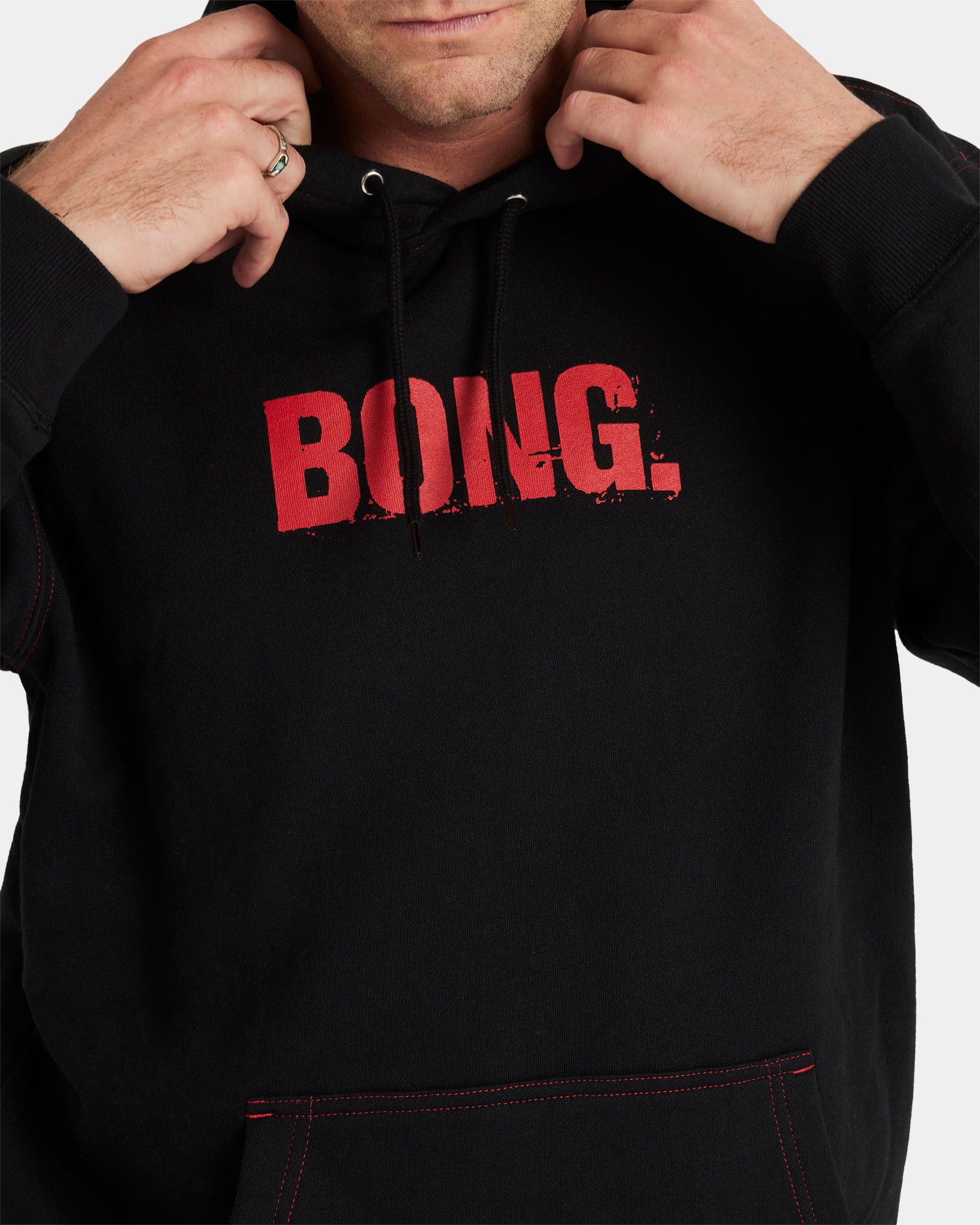 Mens Bong Core Pullover Hoodie