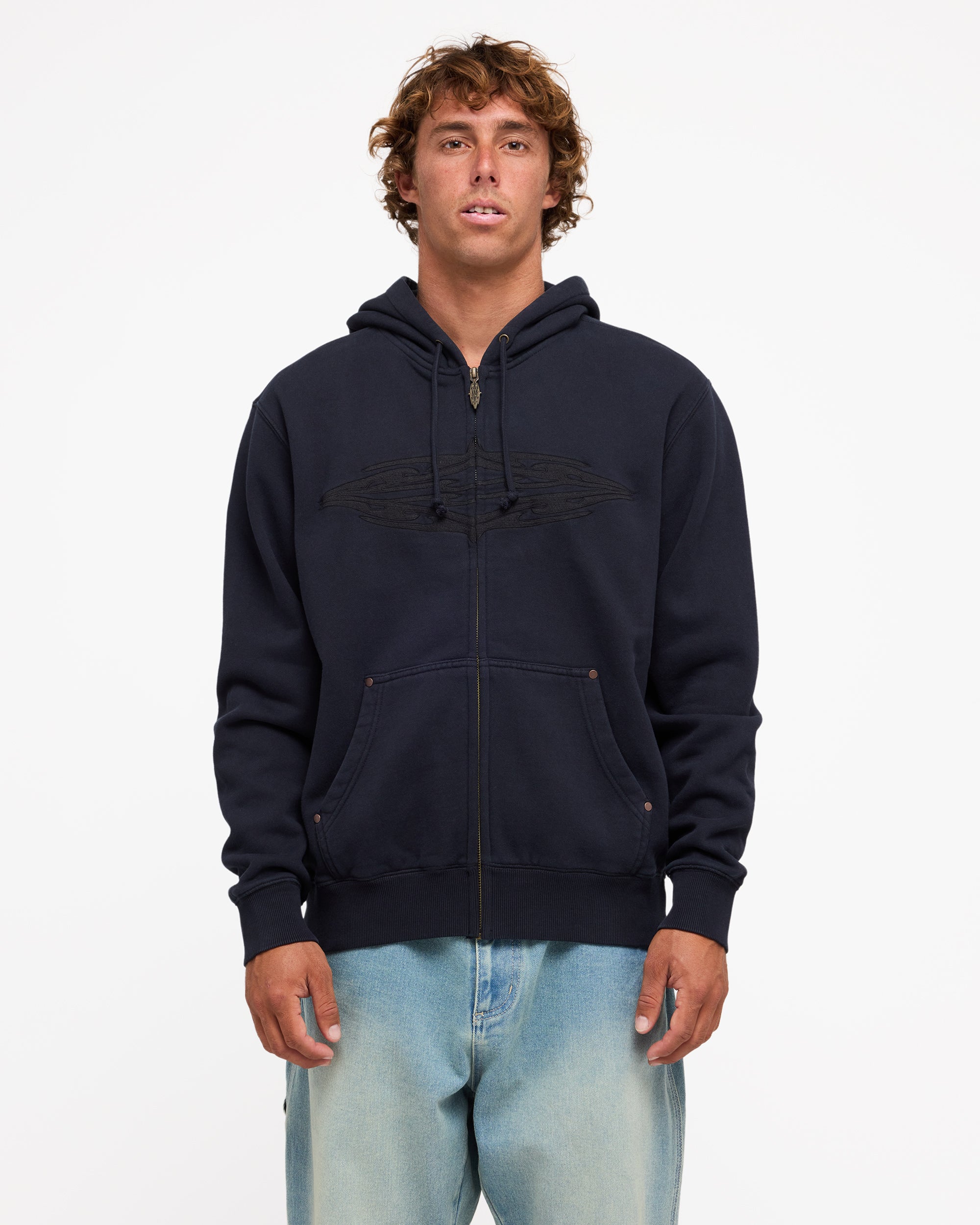 Mens Immortal Diamond Zip Up Hoodie