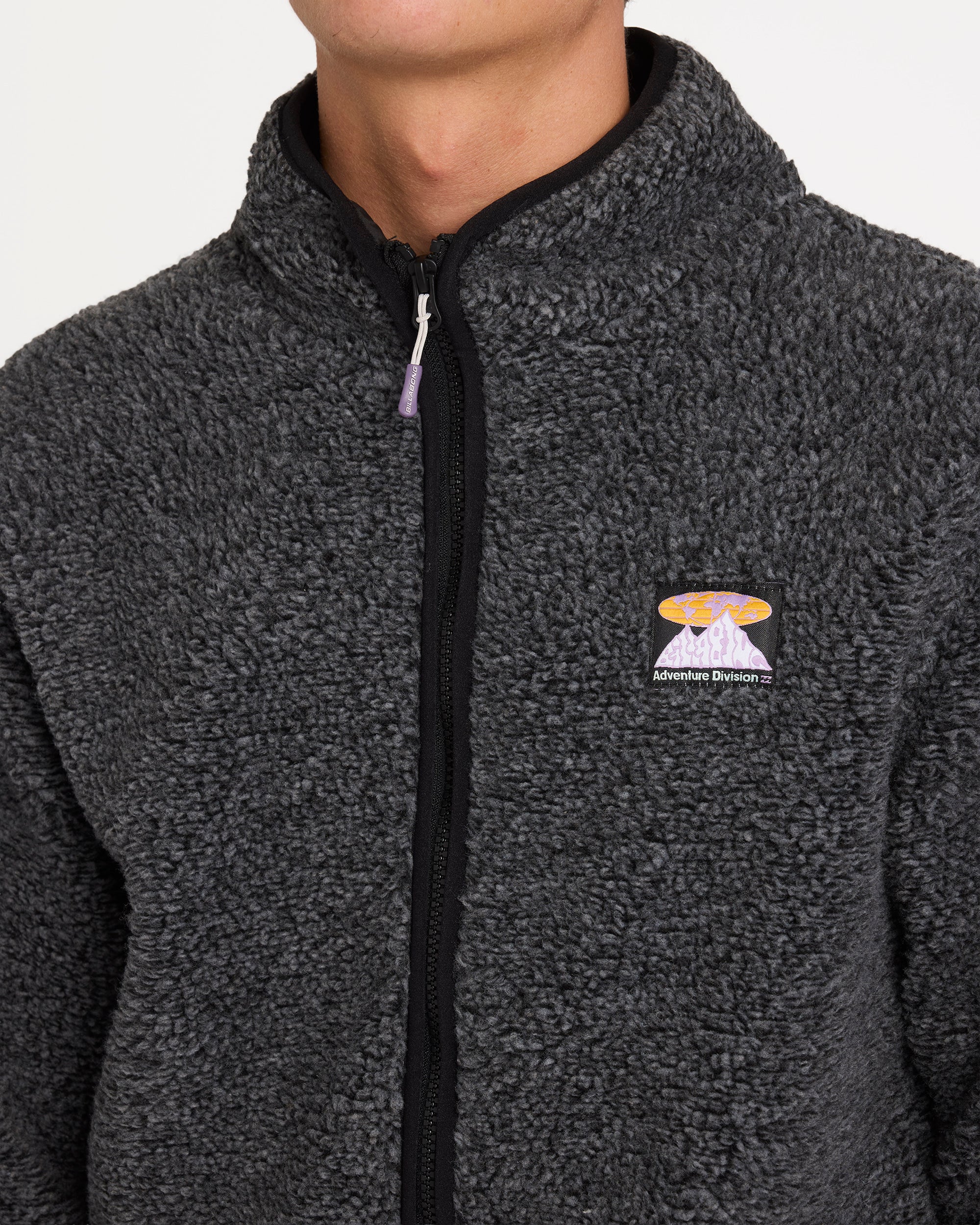 Mens Boundary Trail Zip Up Fleece Jacket