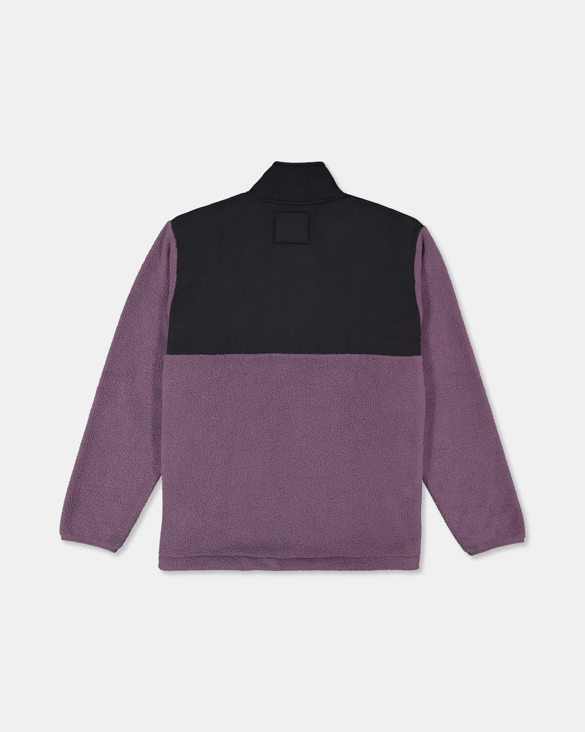 Mens Boundary Mock Snap Fleece Jumper