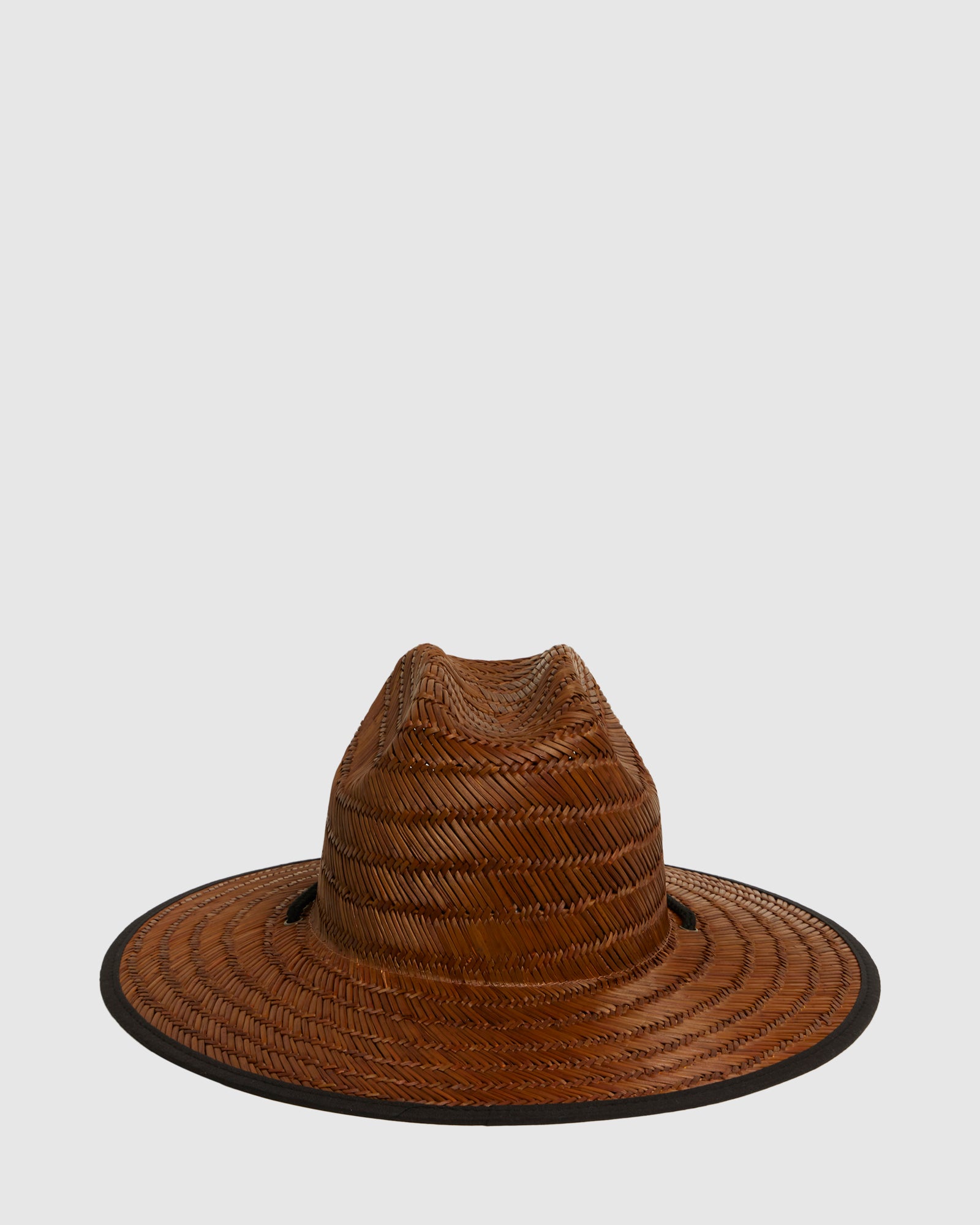 Mens Tides Print Straw Hat