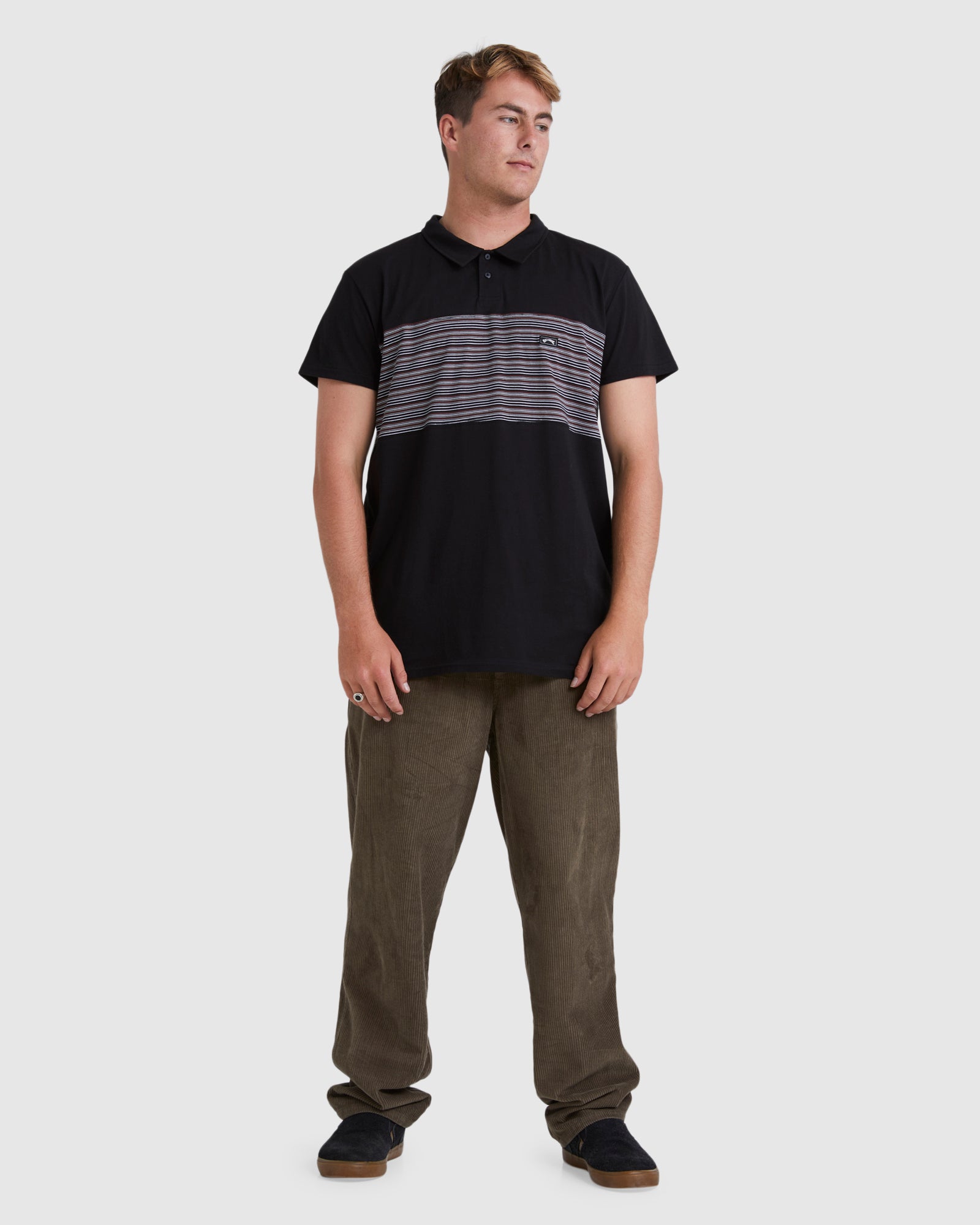 Mens Banded Die Cut Polo Shirt