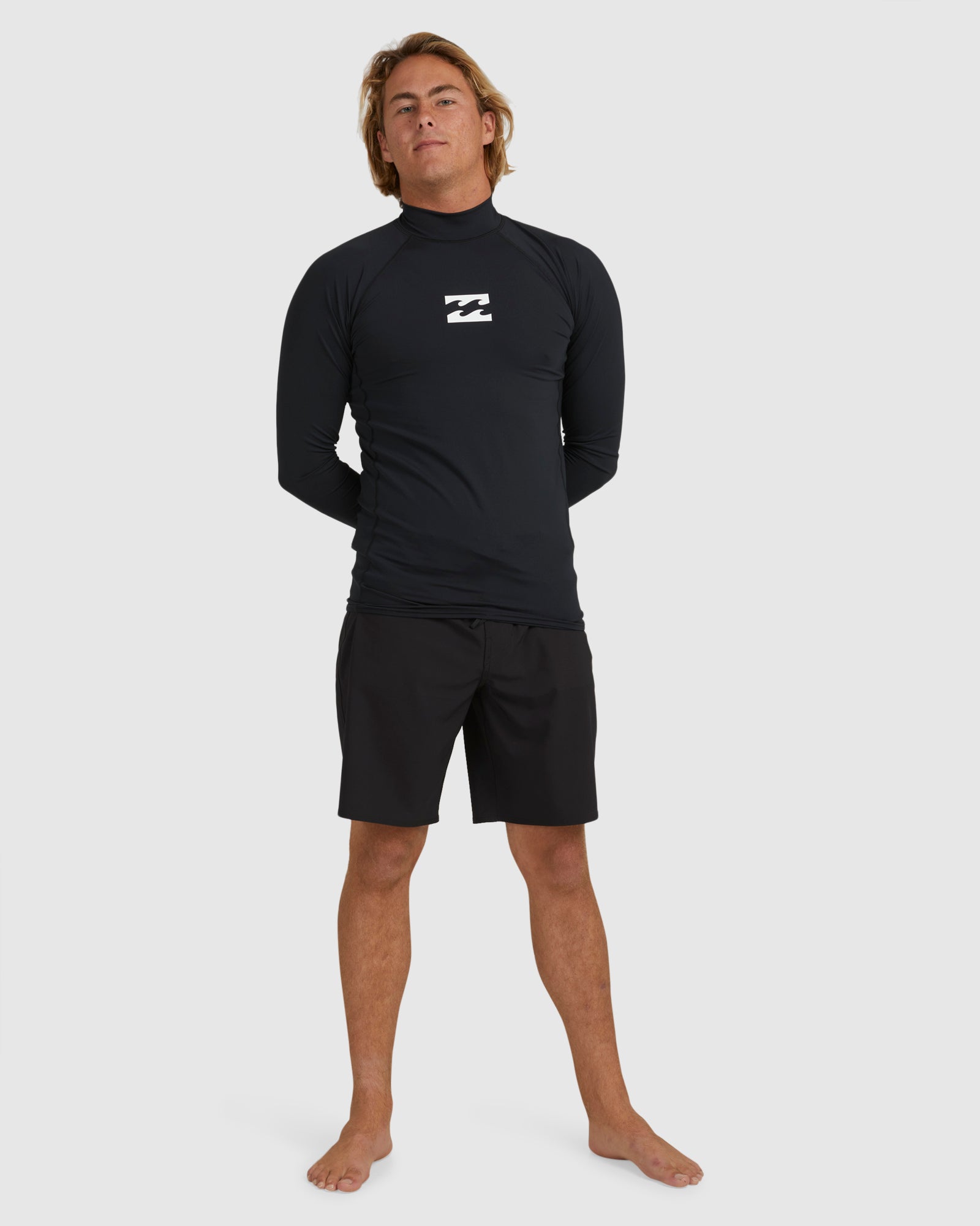 Mens ALL DAY WAVE Long Sleeve Rash Vest