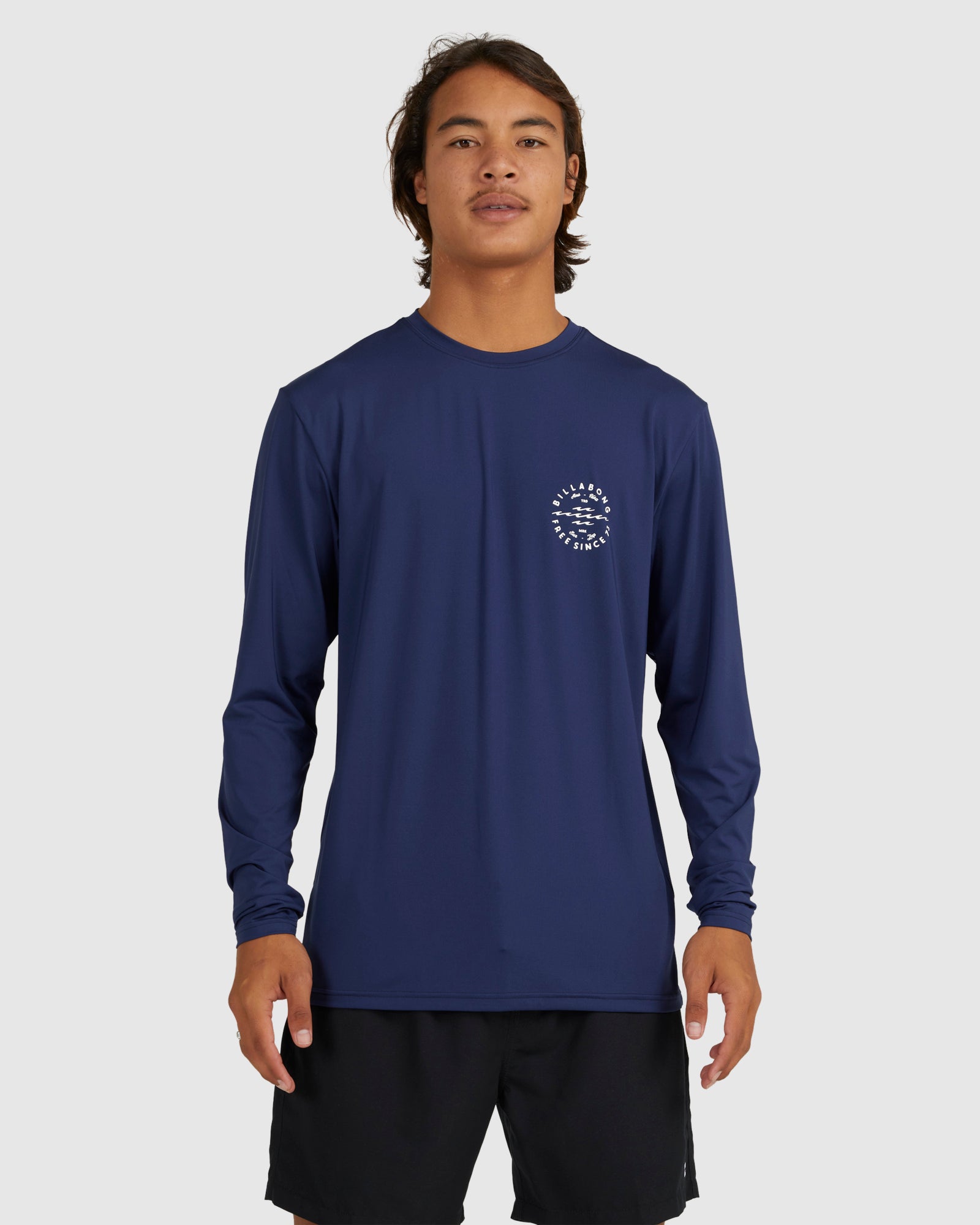 Mens Big Wave Daz Long Sleeve Rash Vest