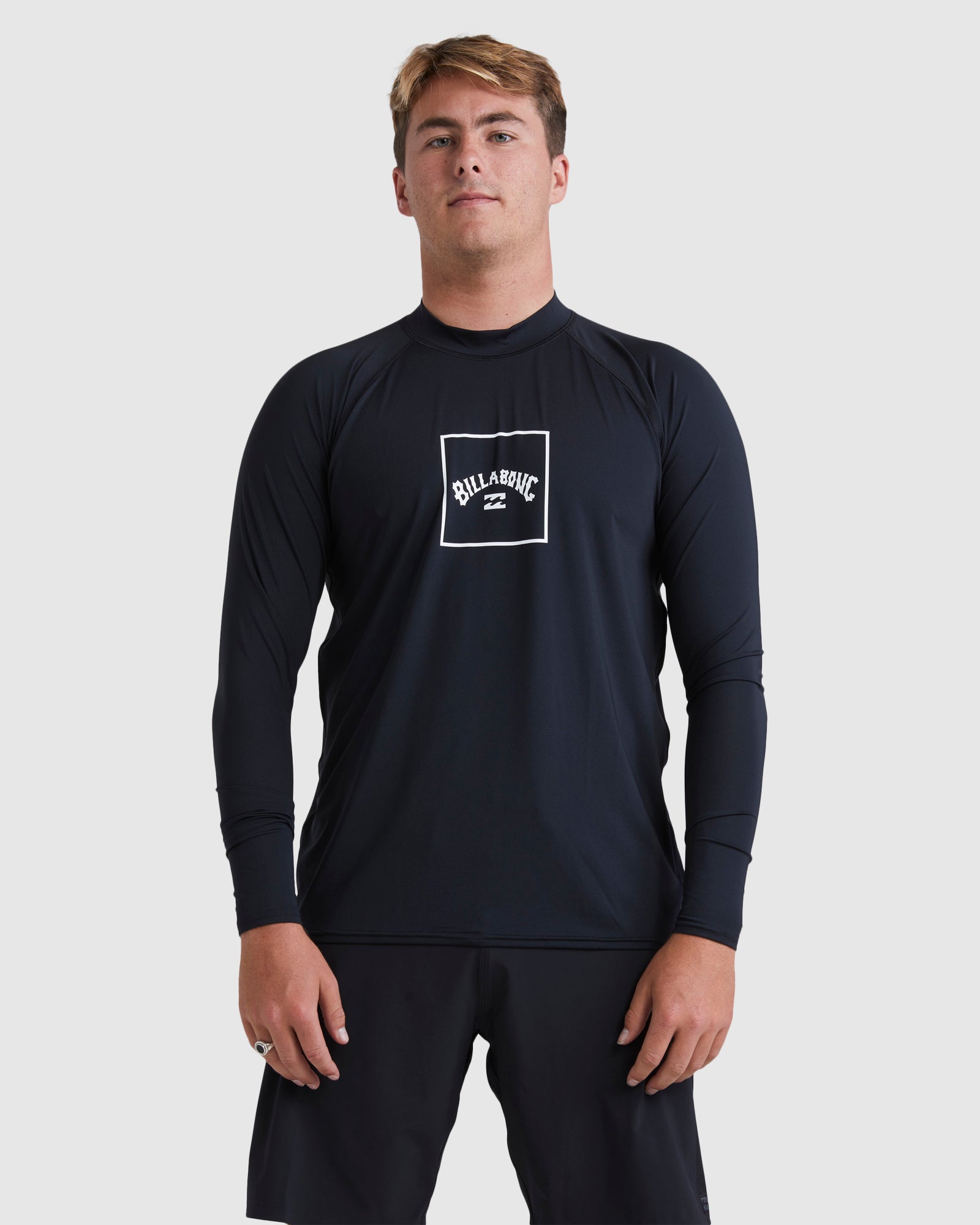 Mens Boxed Arch Long Sleeve Rash Vest