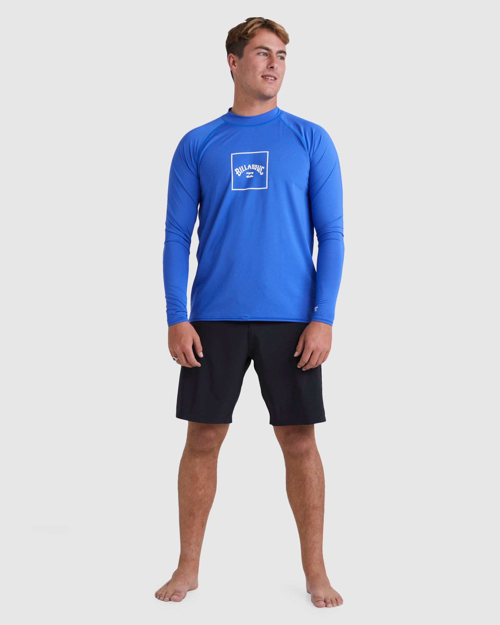 Mens Boxed Arch Long Sleeve Rash Vest