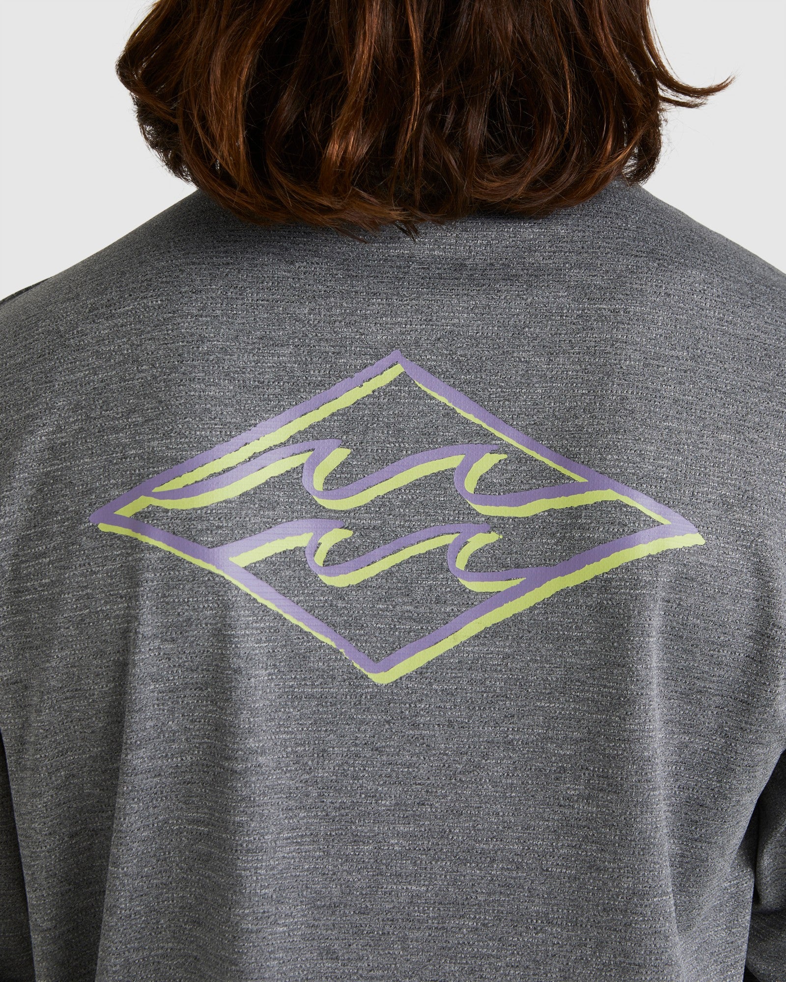 Mens Diamond Shoreline Long Sleeve Rash Vest