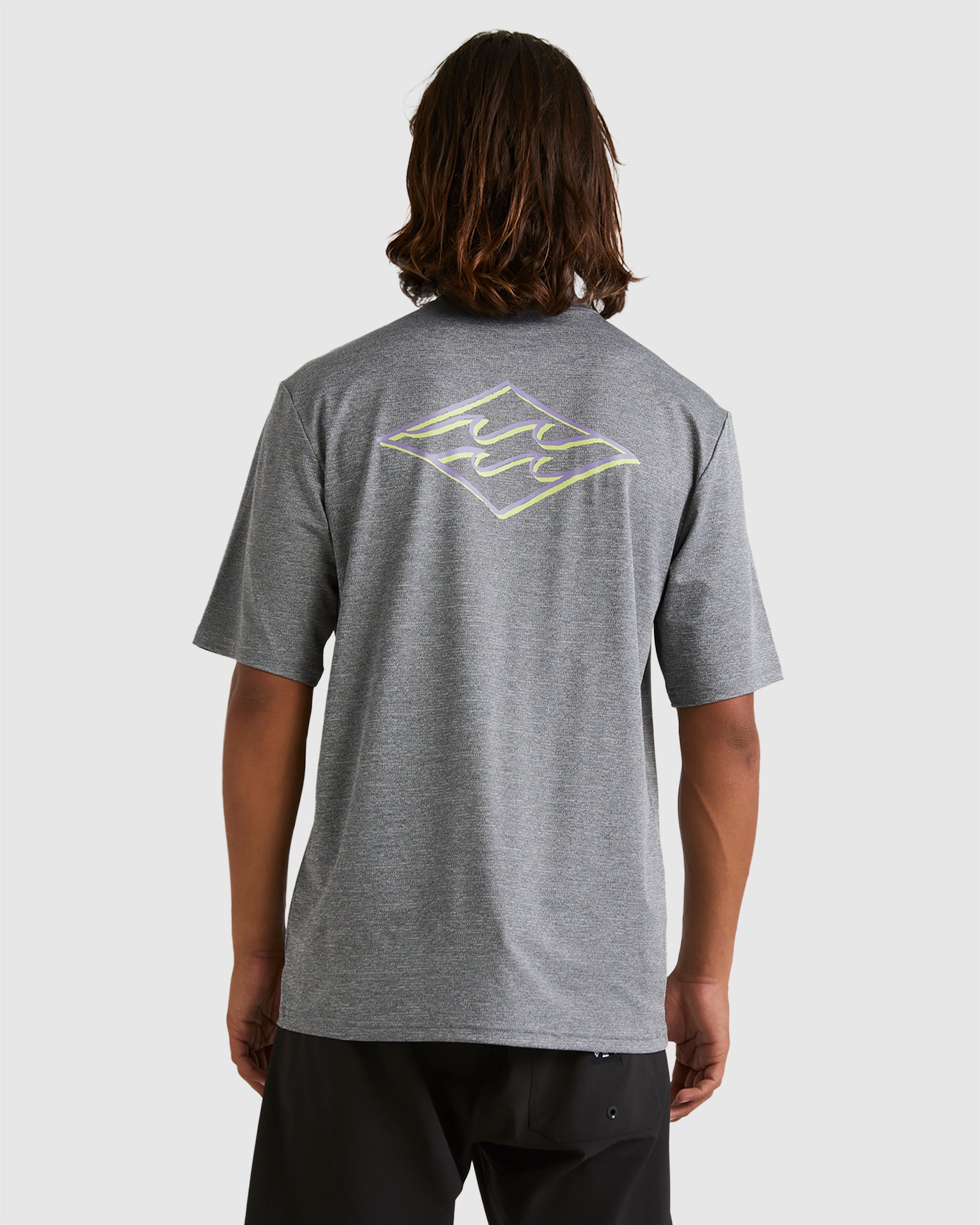 Mens Diamond Shoreline Rash Vest