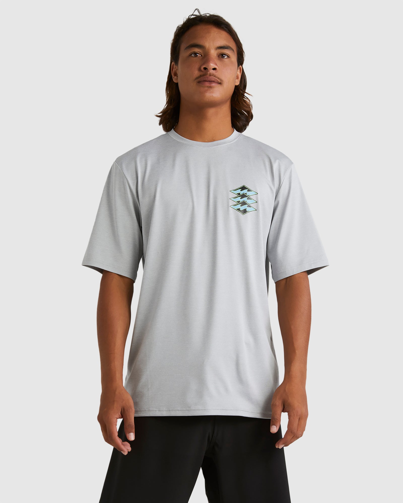 Mens Diamond Shoreline Rash Vest