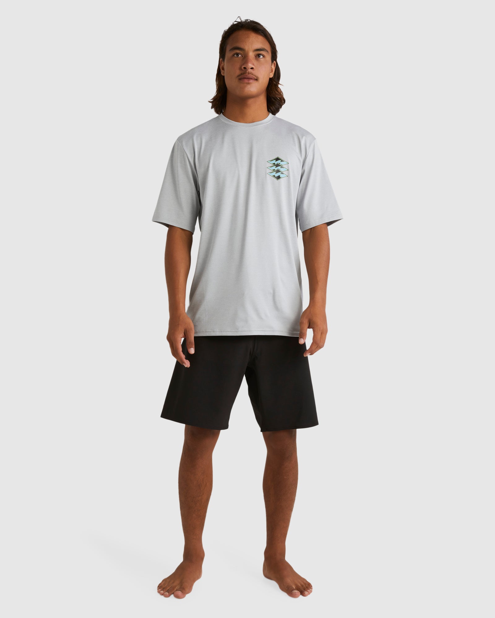 Mens Diamond Shoreline Rash Vest