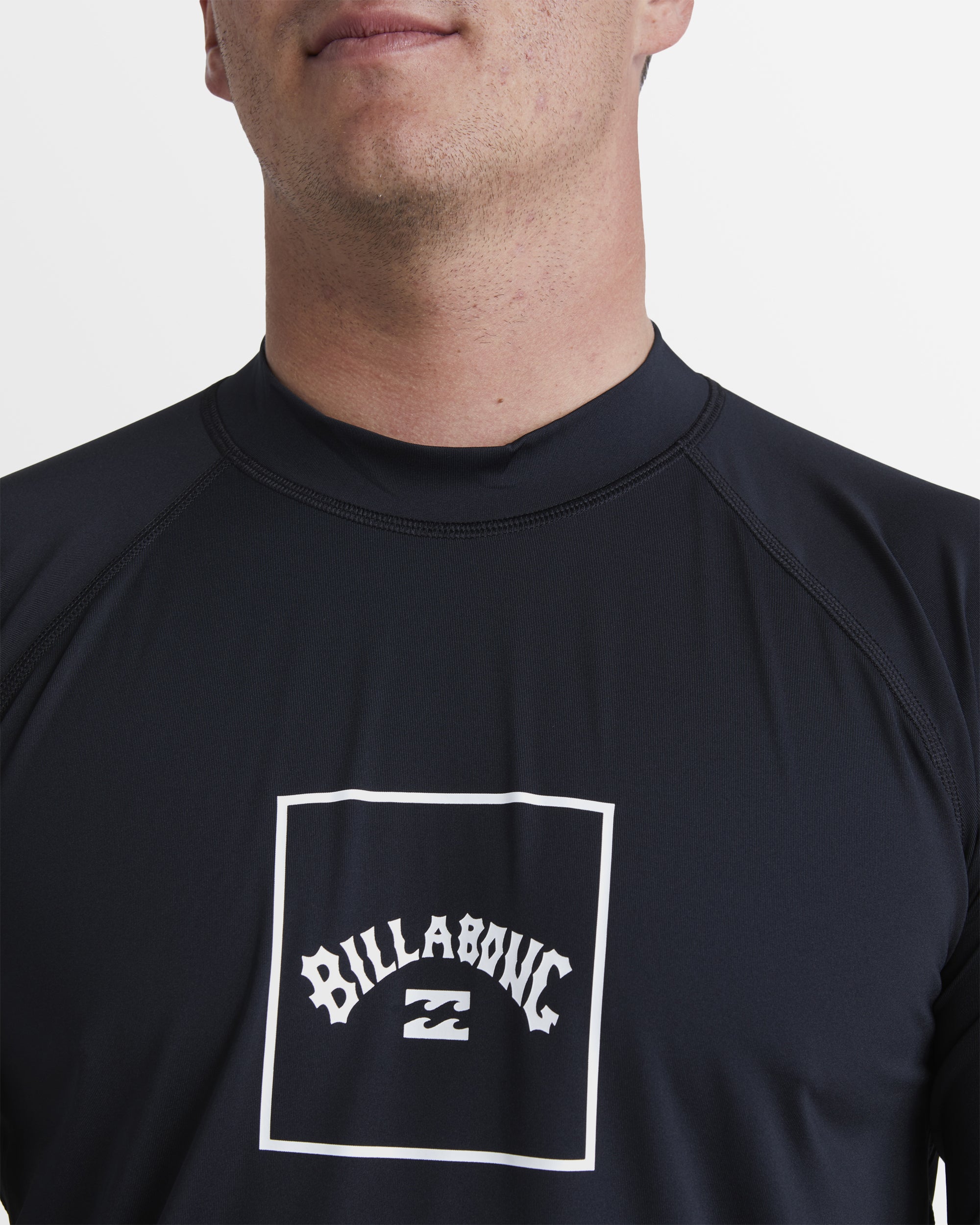 Mens Boxed Arch Regular Fit Long Sleeve Rash Vest