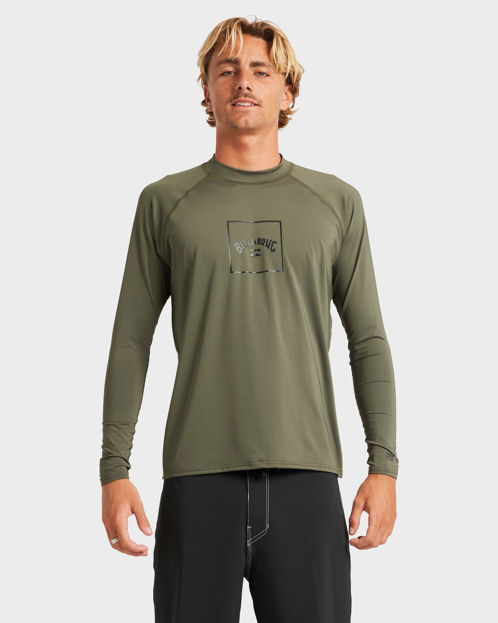 Mens Boxed Arch Regular Fit Long Sleeve Rash Vest