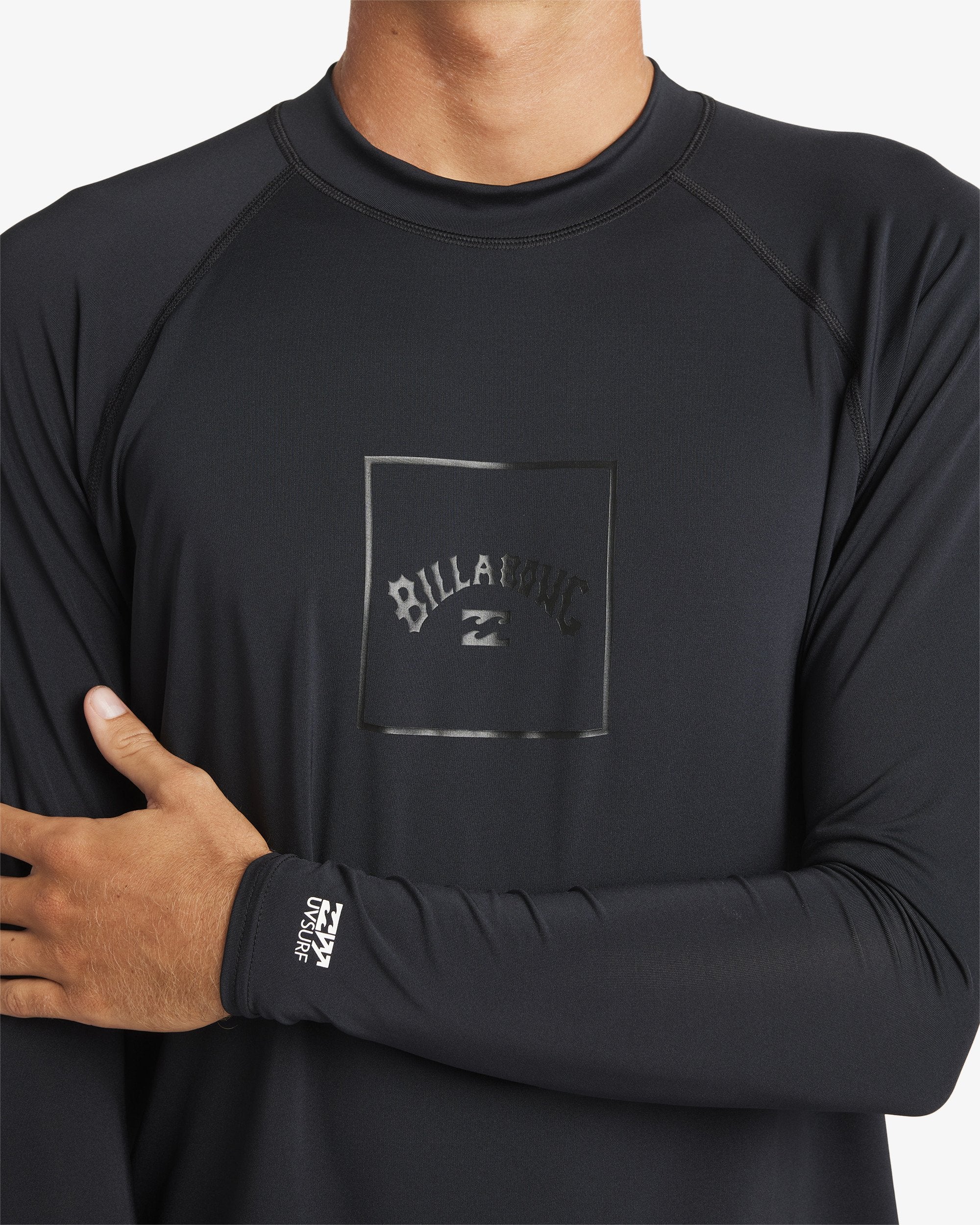 Mens Boxed Arch Regular Fit Long Sleeve Rash Vest