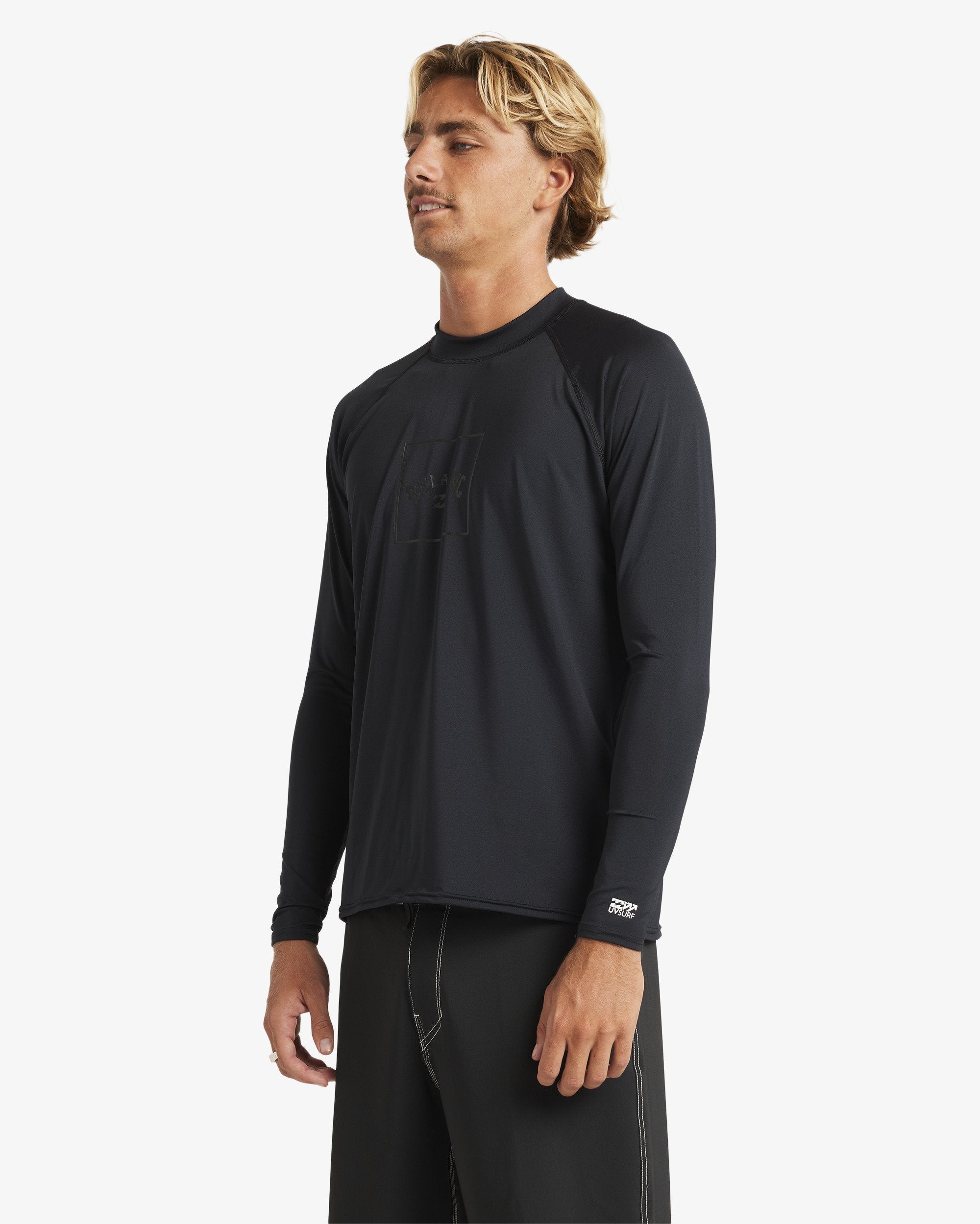 Mens Boxed Arch Regular Fit Long Sleeve Rash Vest