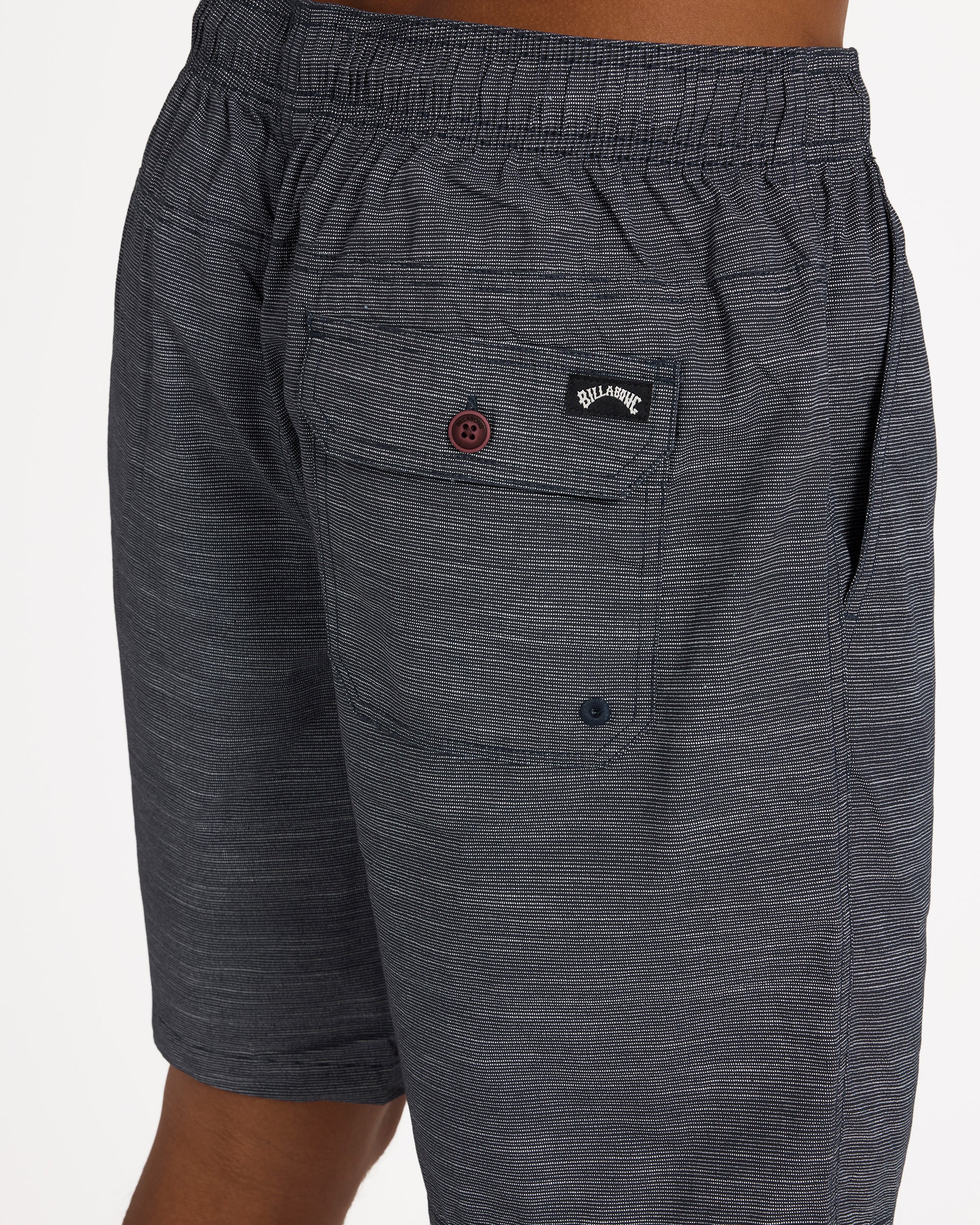 Mens Slub Elastic 21" Shorts