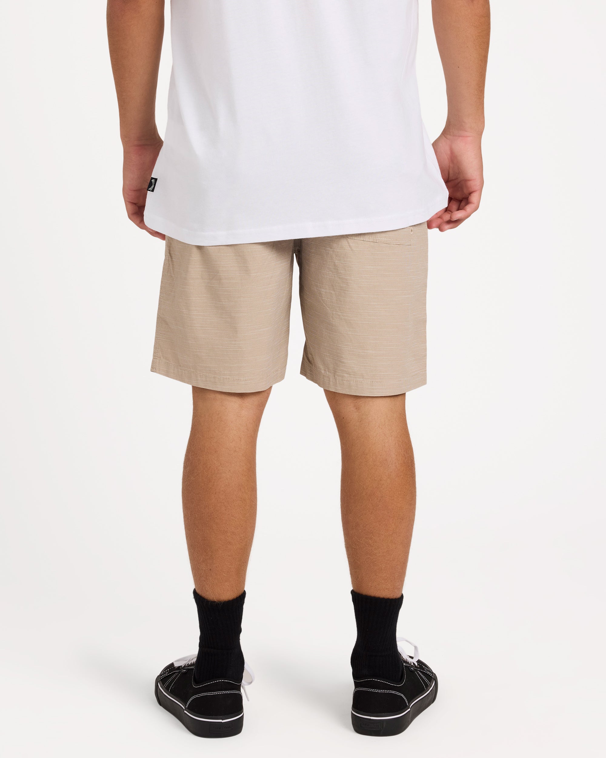 Mens Slub Elastic 21" Shorts